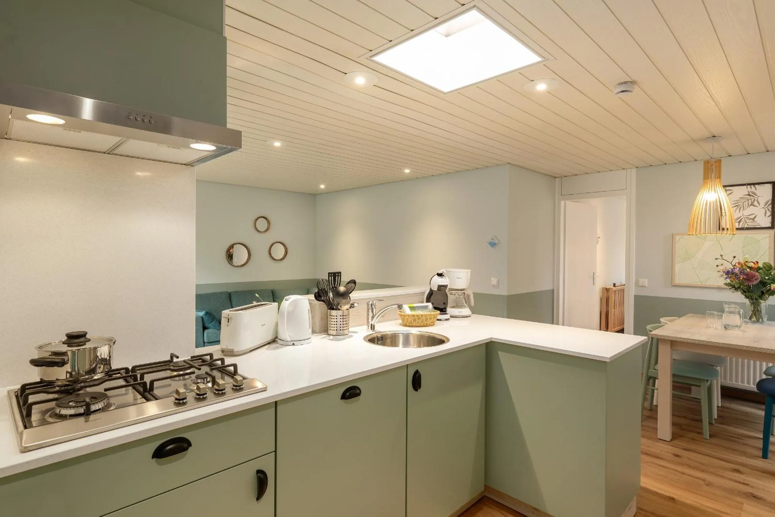 Kitchen or kitchenette in Center Parcs Bispinger Lüneburger Heide