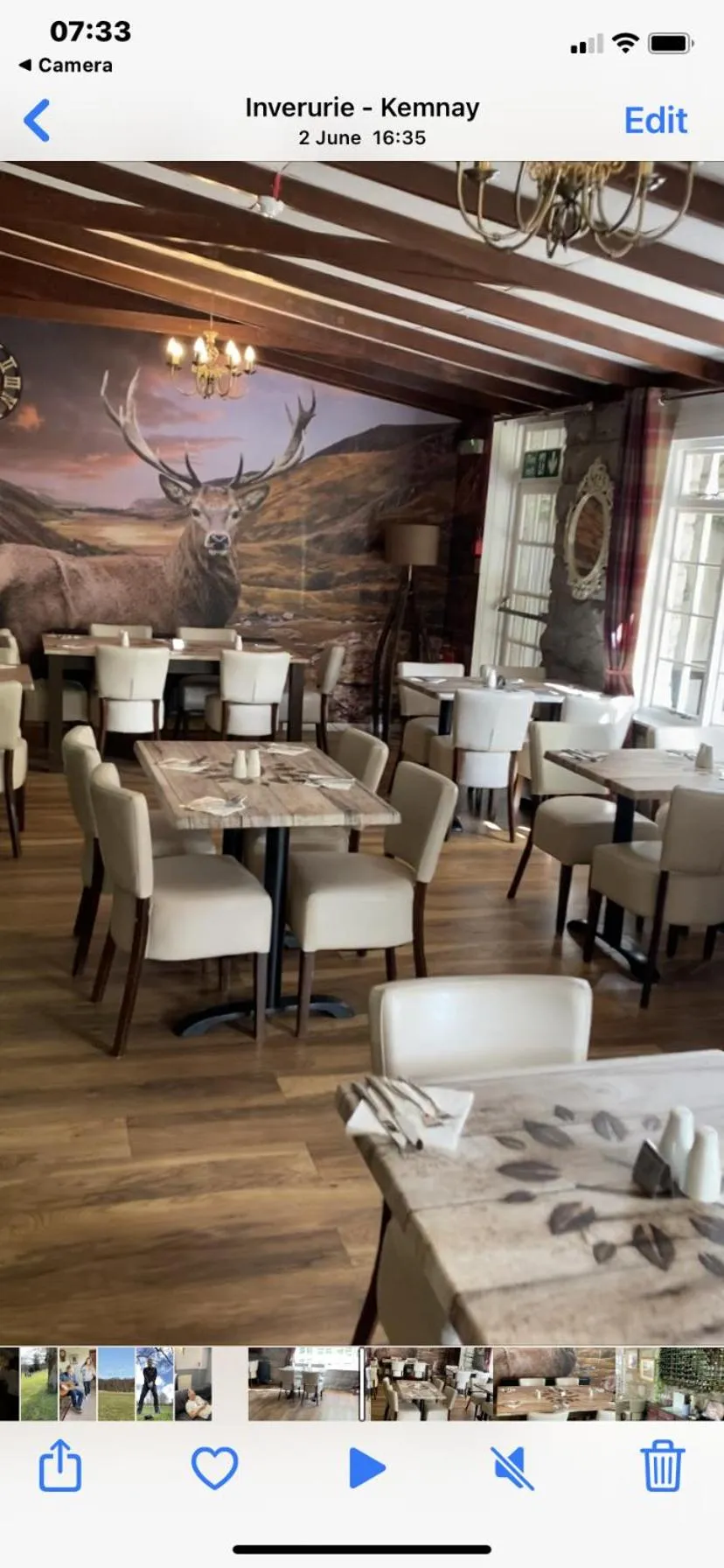 Restaurant/places to eat in Bennachie Lodge Hotel in Kemnay