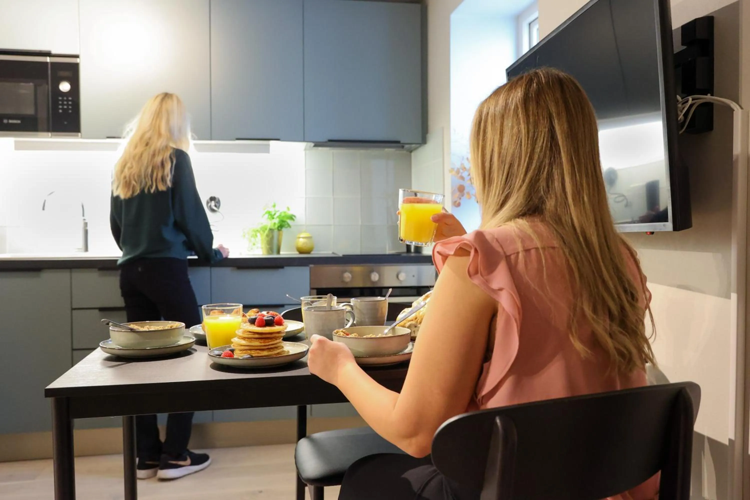 Seating area in Foundry Hotel Apartments