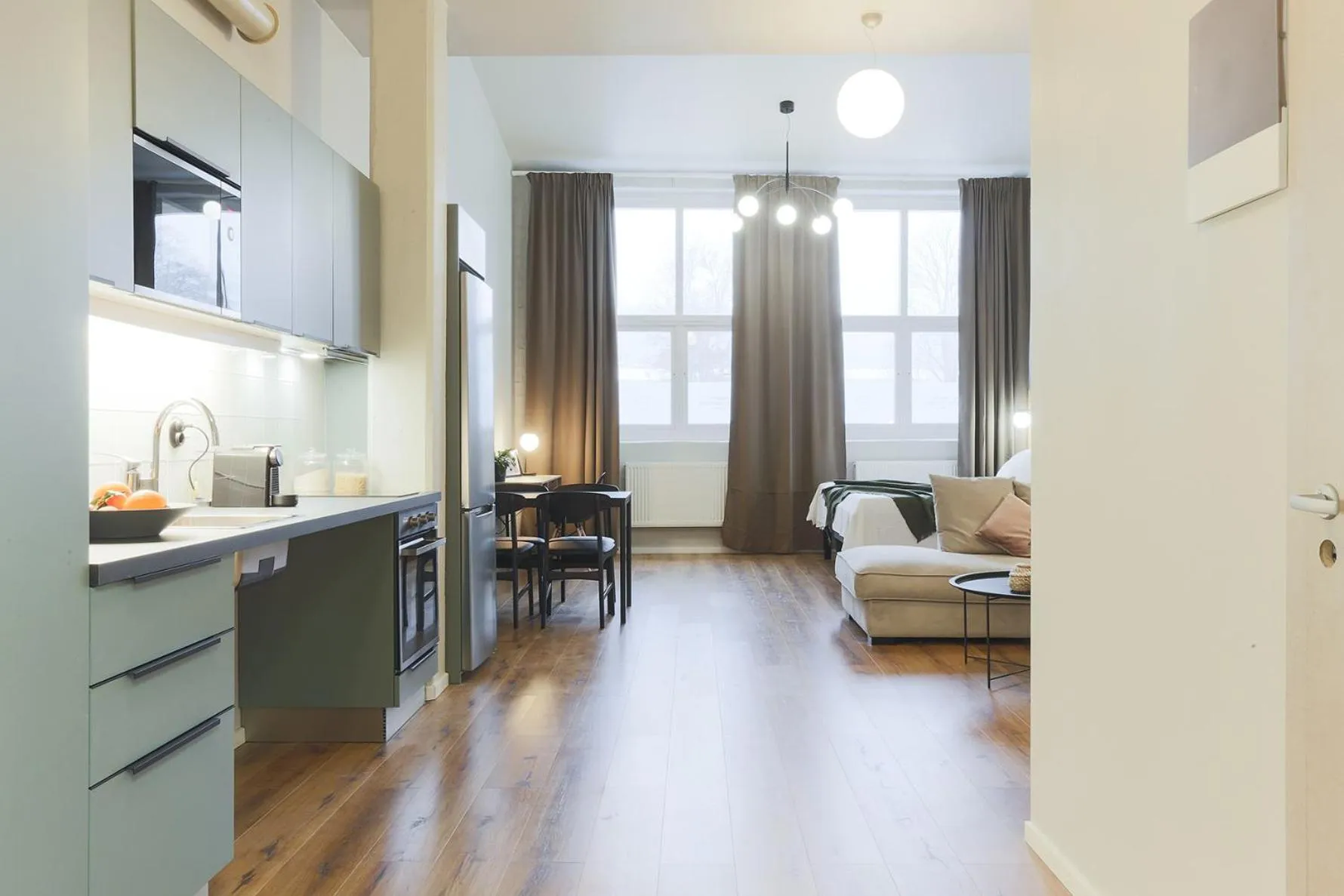 Bed in Foundry Hotel Apartments