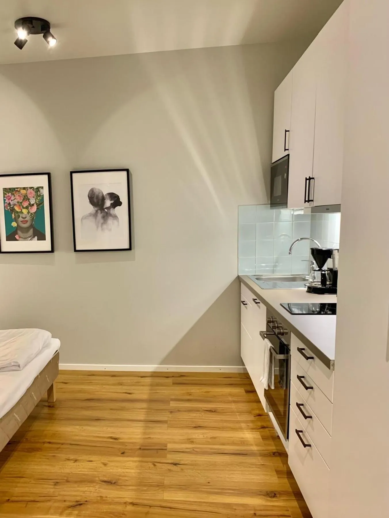 Bed in Foundry Hotel Apartments