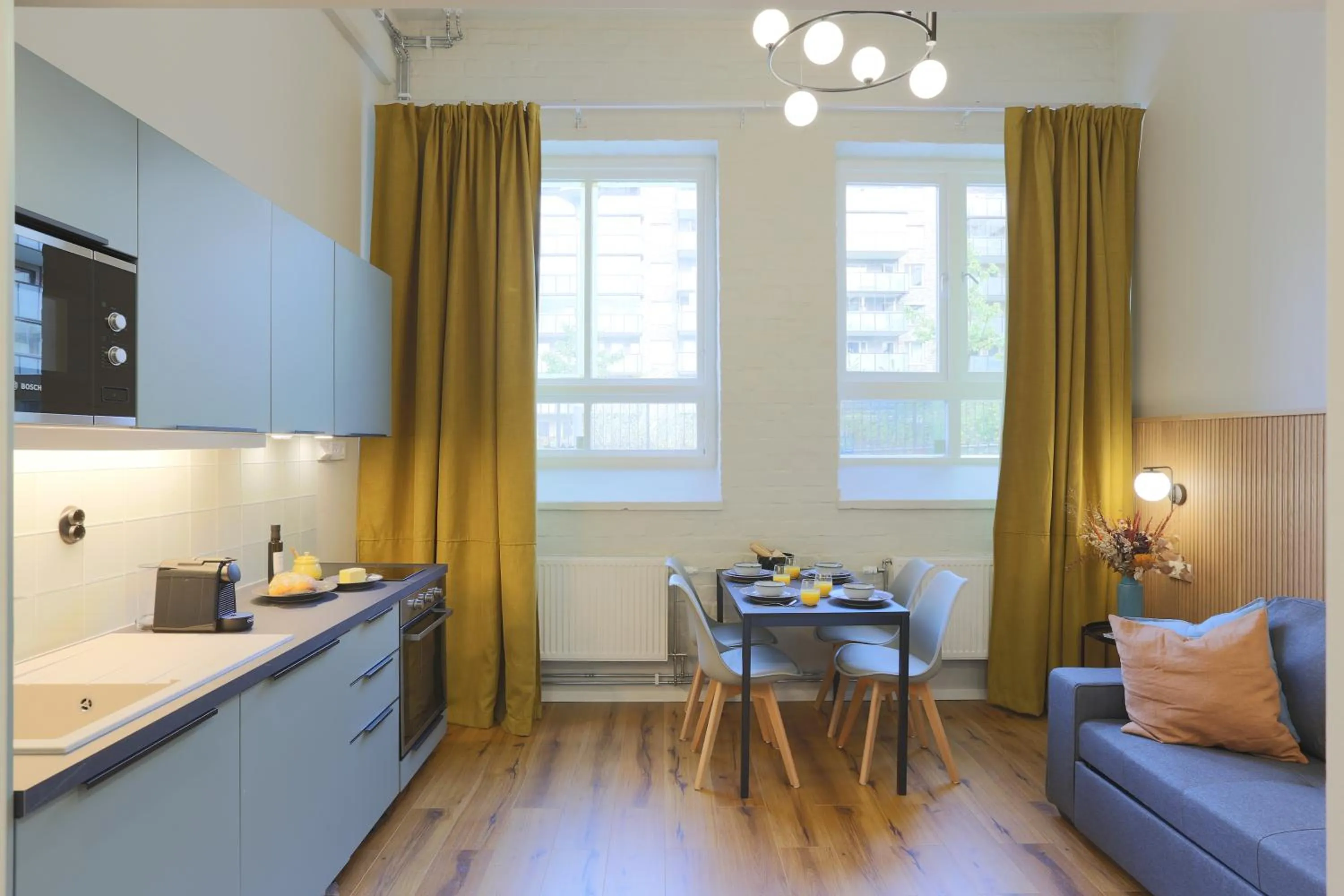 Kitchen or kitchenette in Foundry Hotel Apartments