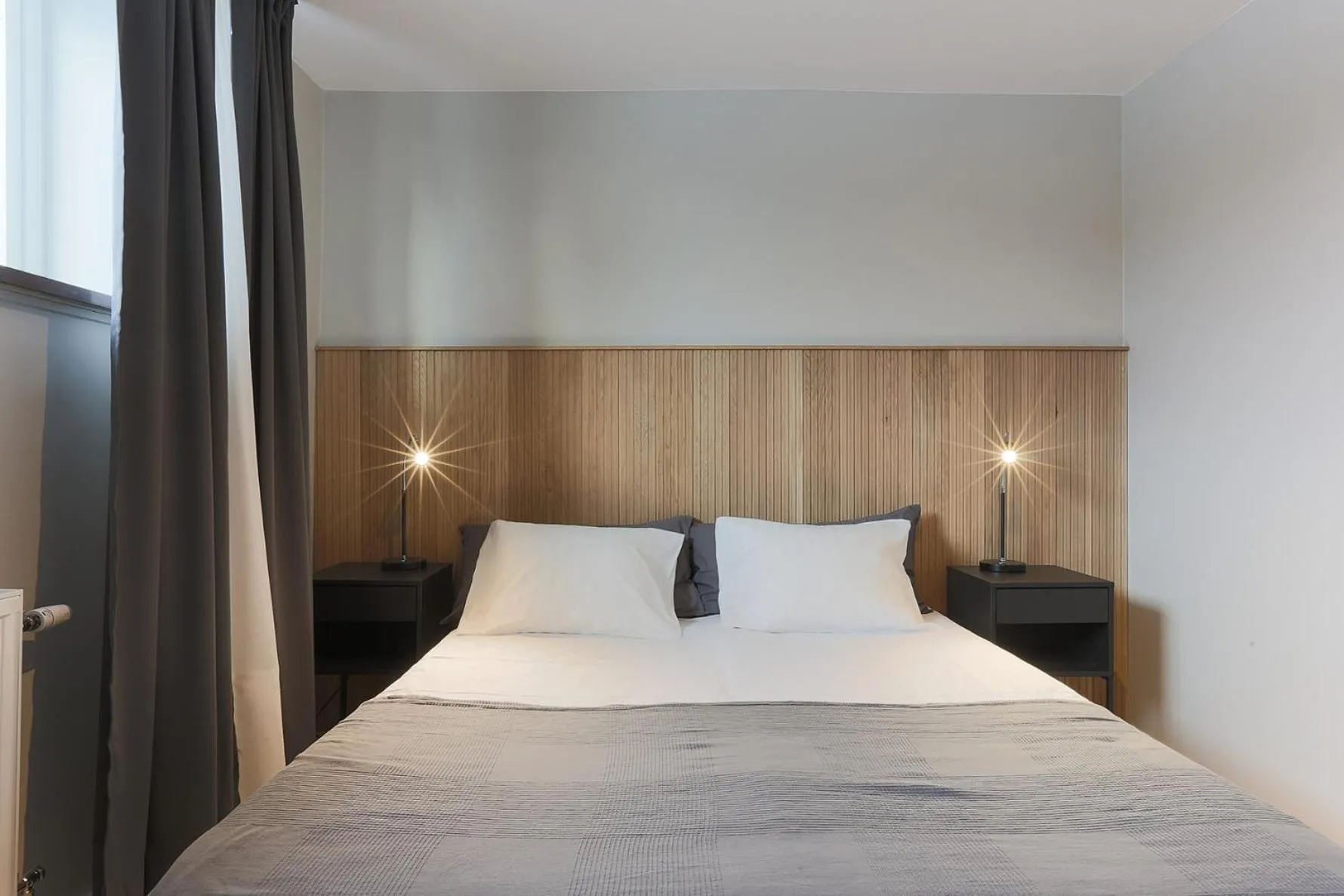 Bed in Foundry Hotel Apartments