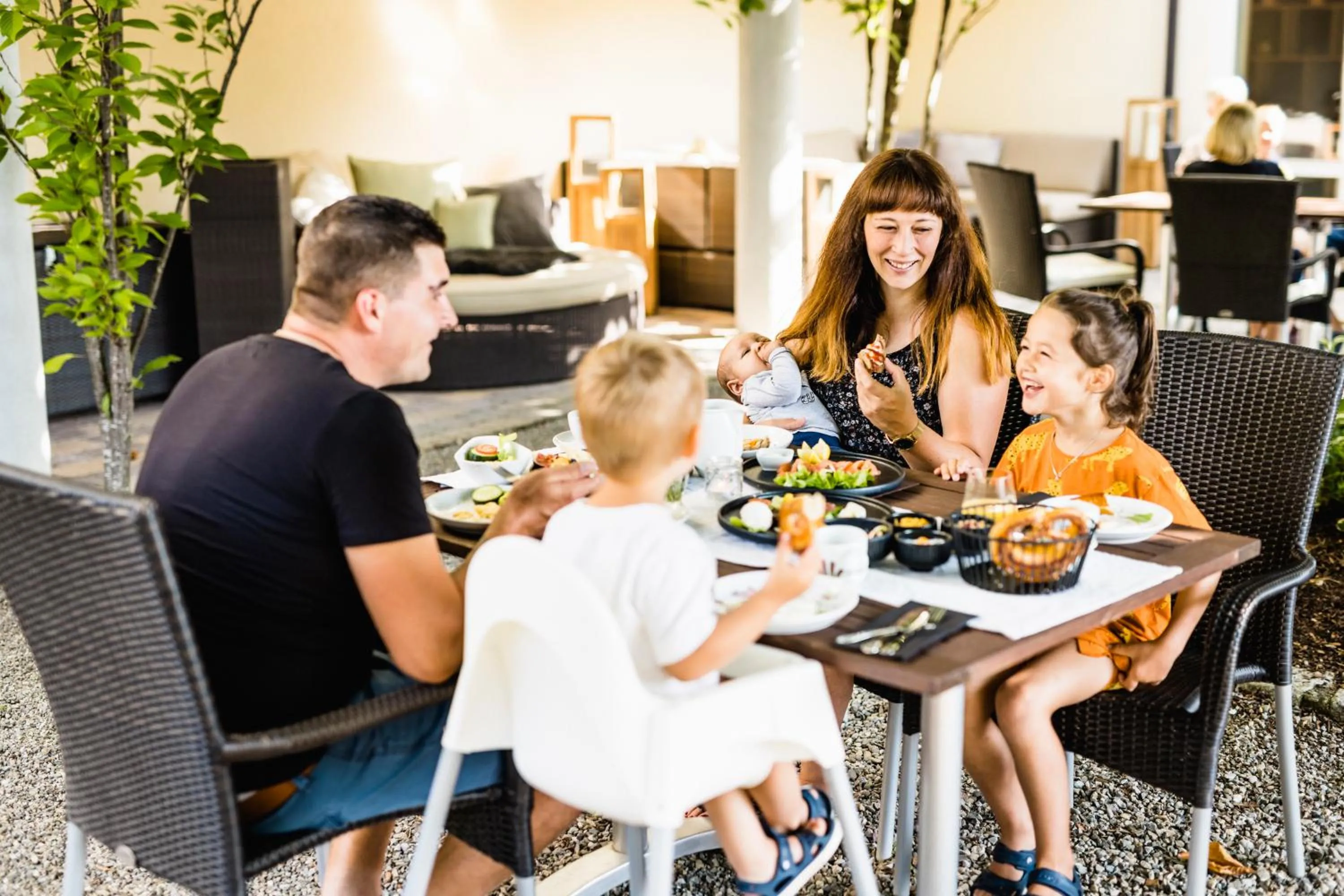 Balcony/Terrace in Wirthshof Hotel & Chalets