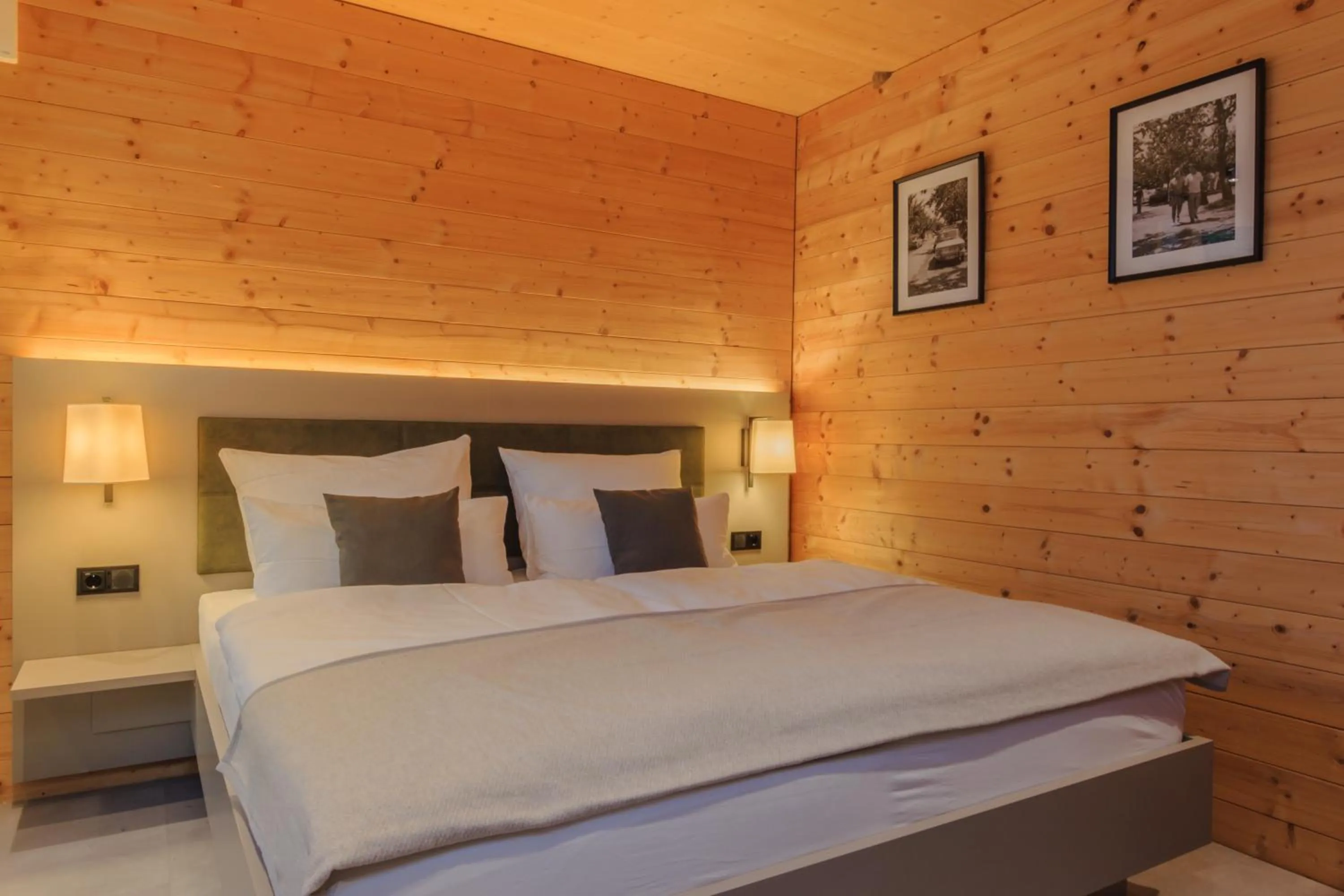 Bed in Wirthshof Hotel & Chalets
