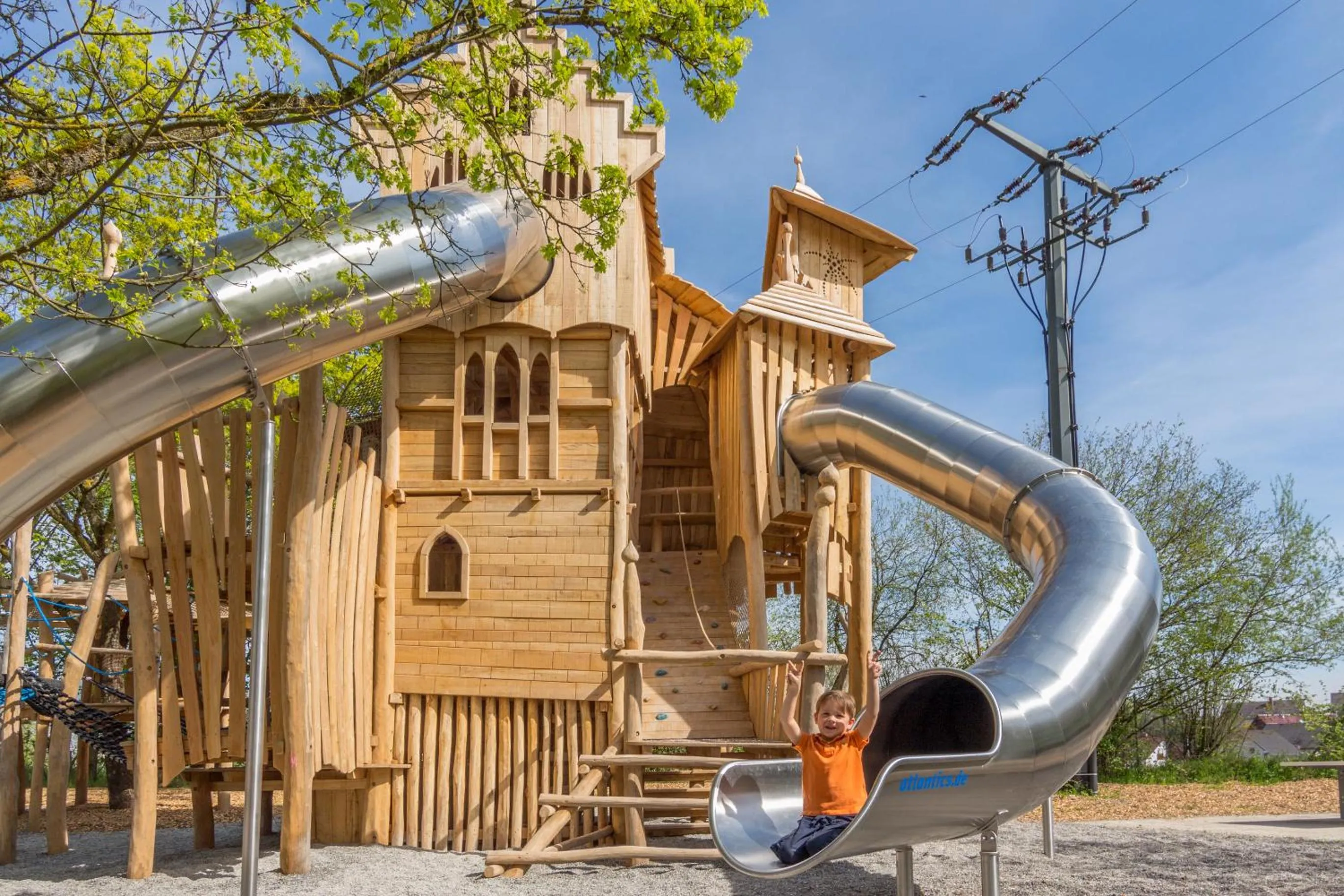 Children play ground in Wirthshof Hotel & Chalets