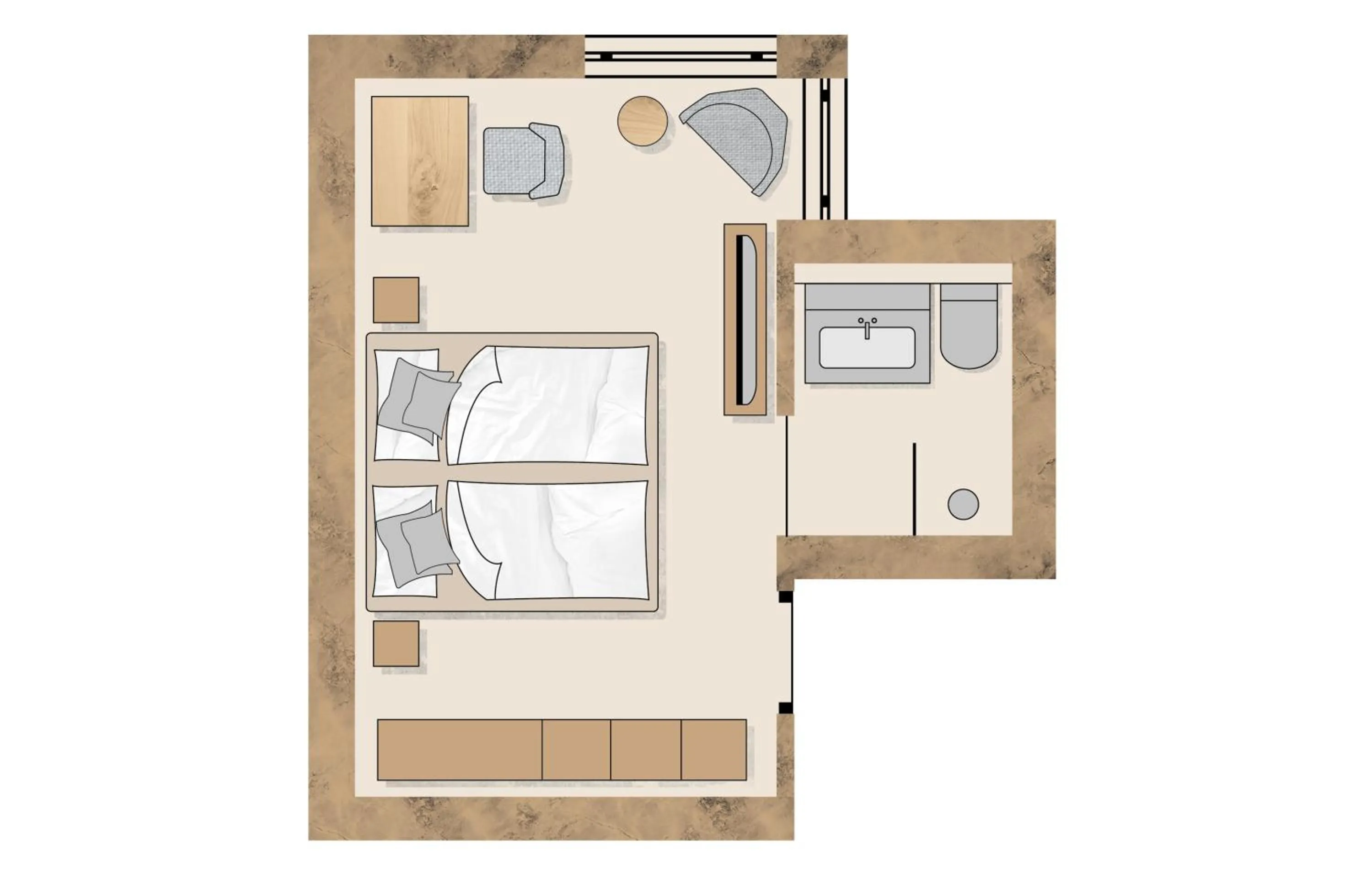 Floor plan in Wirthshof Hotel & Chalets