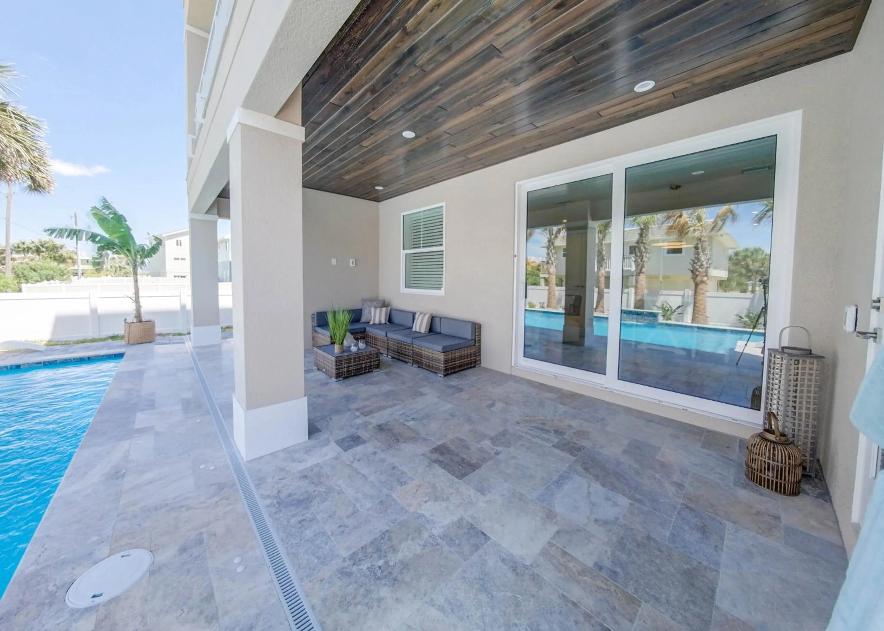 Villa Nautilus New Lux 3 Story Pool Hot Tub Home with Elevator- Steps away from the beach