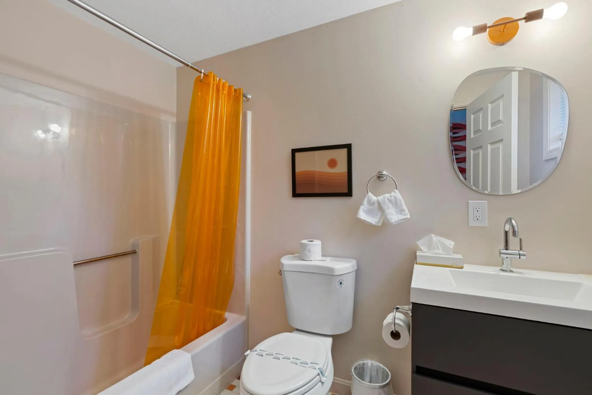 Bathroom in Wagon Wheel Motel