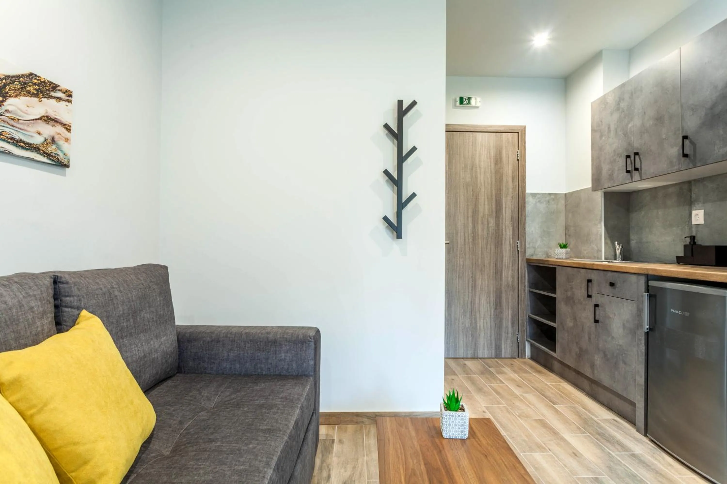 Kitchen or kitchenette in Raise Heraklion Boutique Apartments