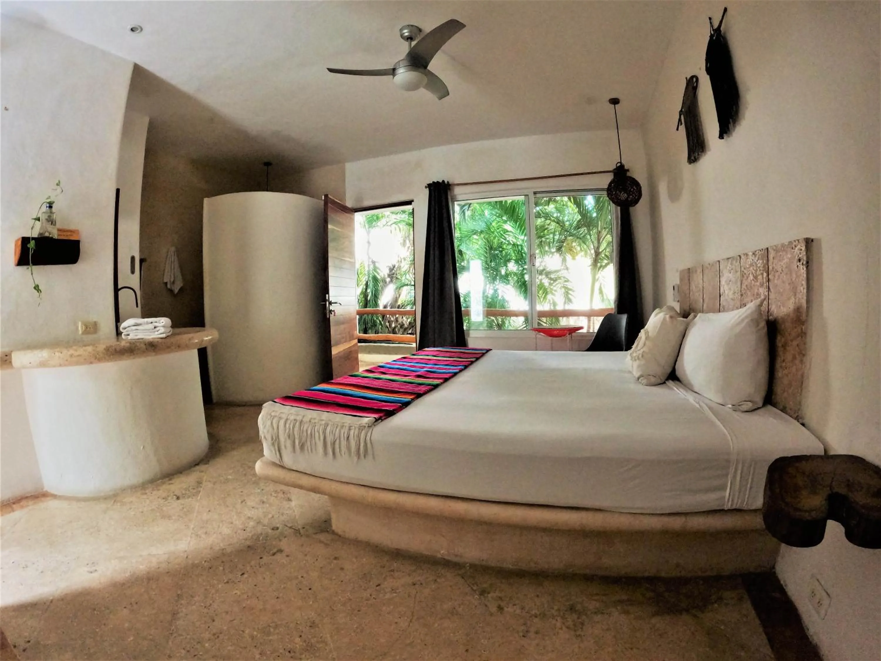 Bedroom, Bed in Rustik-inn Rooms