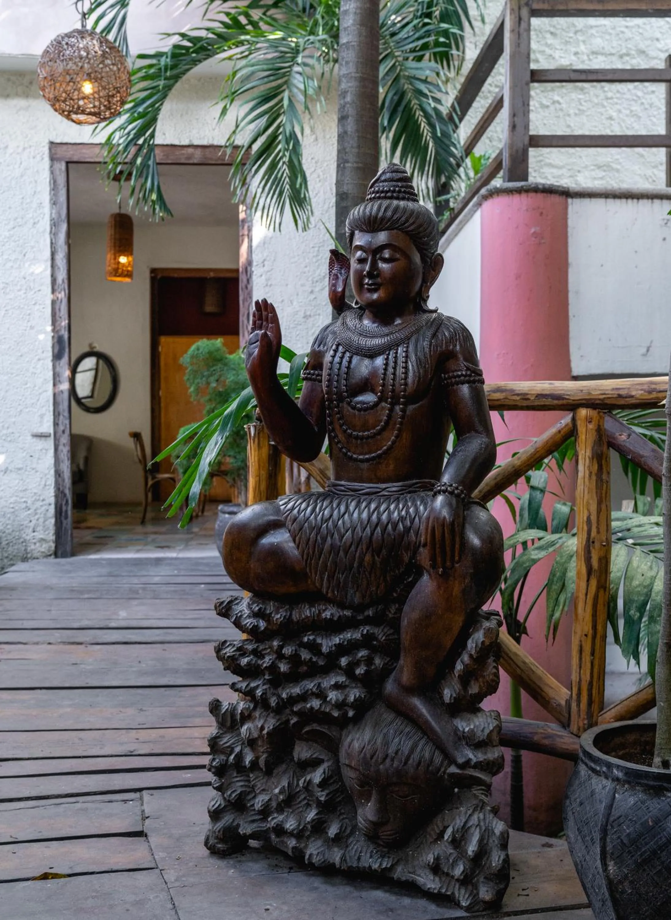 Patio in Rustik-inn Rooms