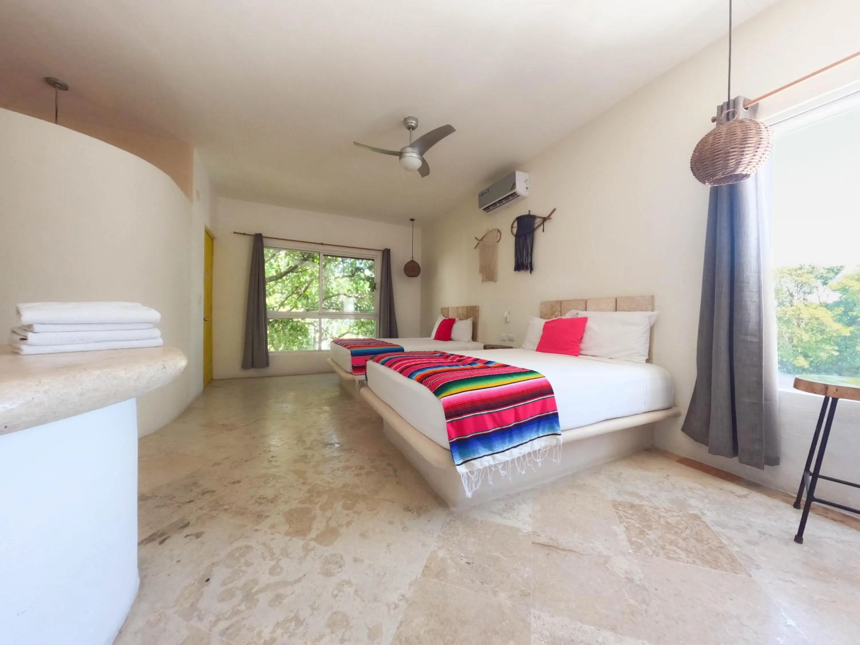 Bedroom, Bed in Rustik-inn Rooms