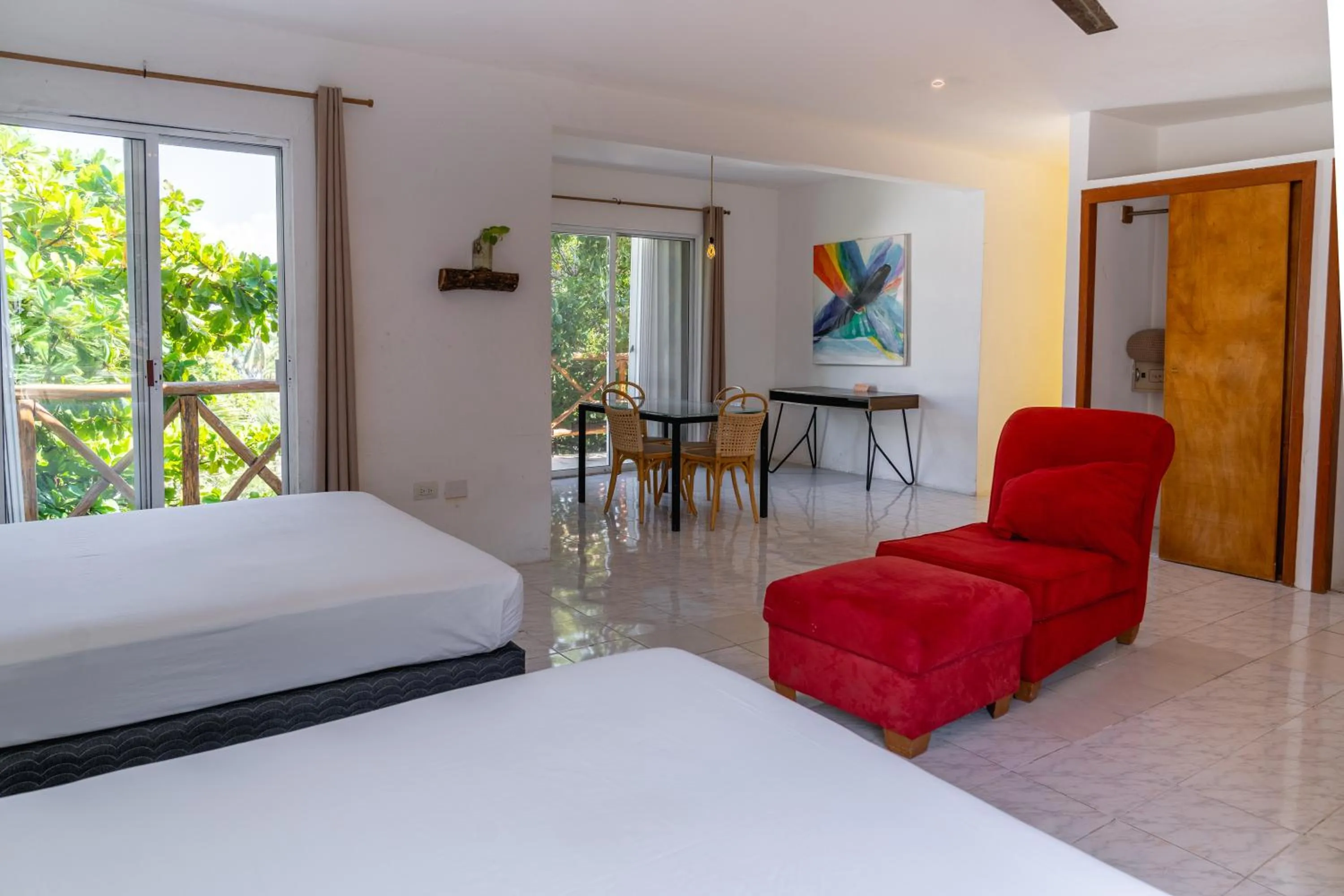 Bedroom, Bed in Rustik-inn Rooms