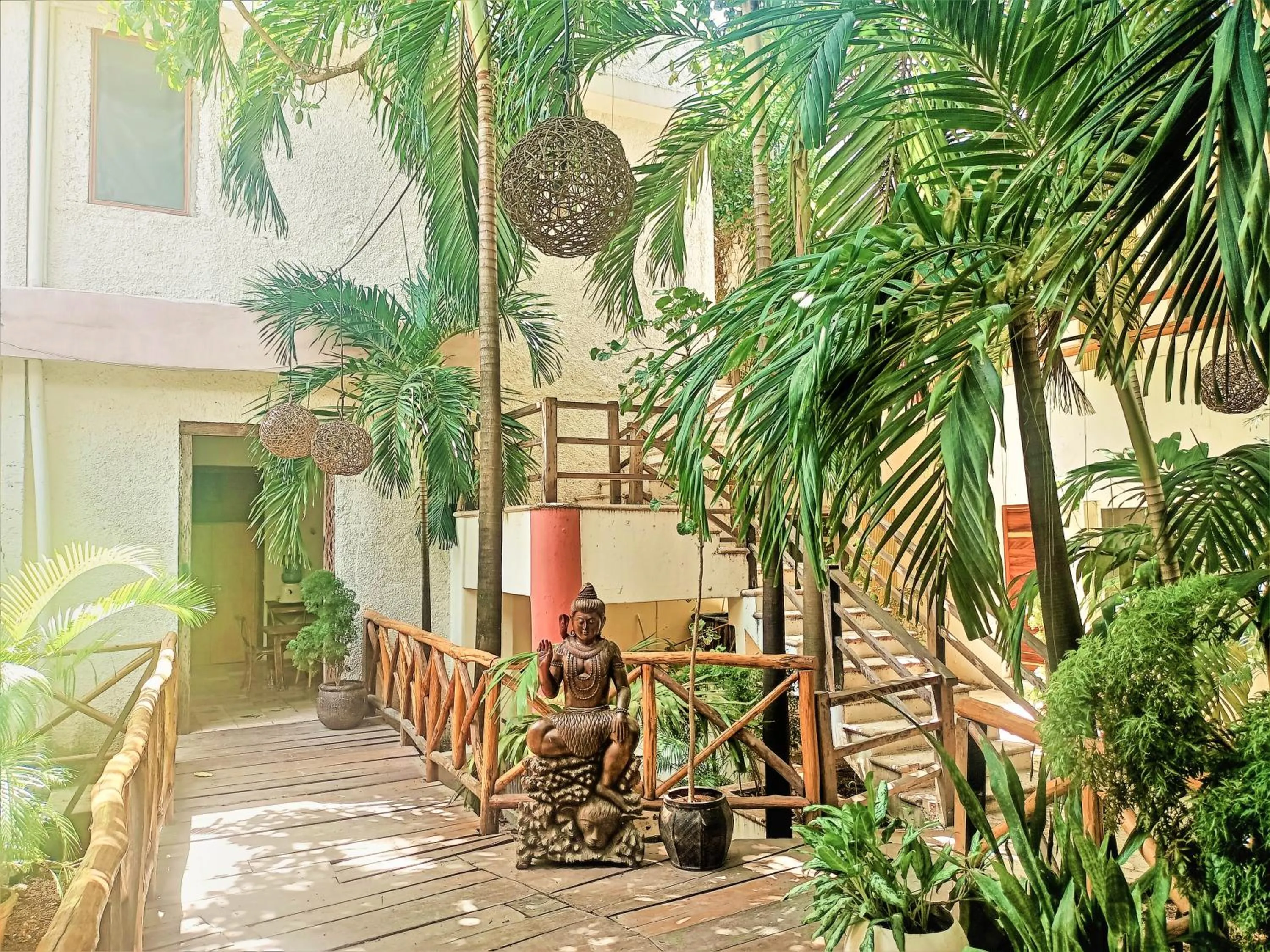 Garden in Rustik-inn Rooms