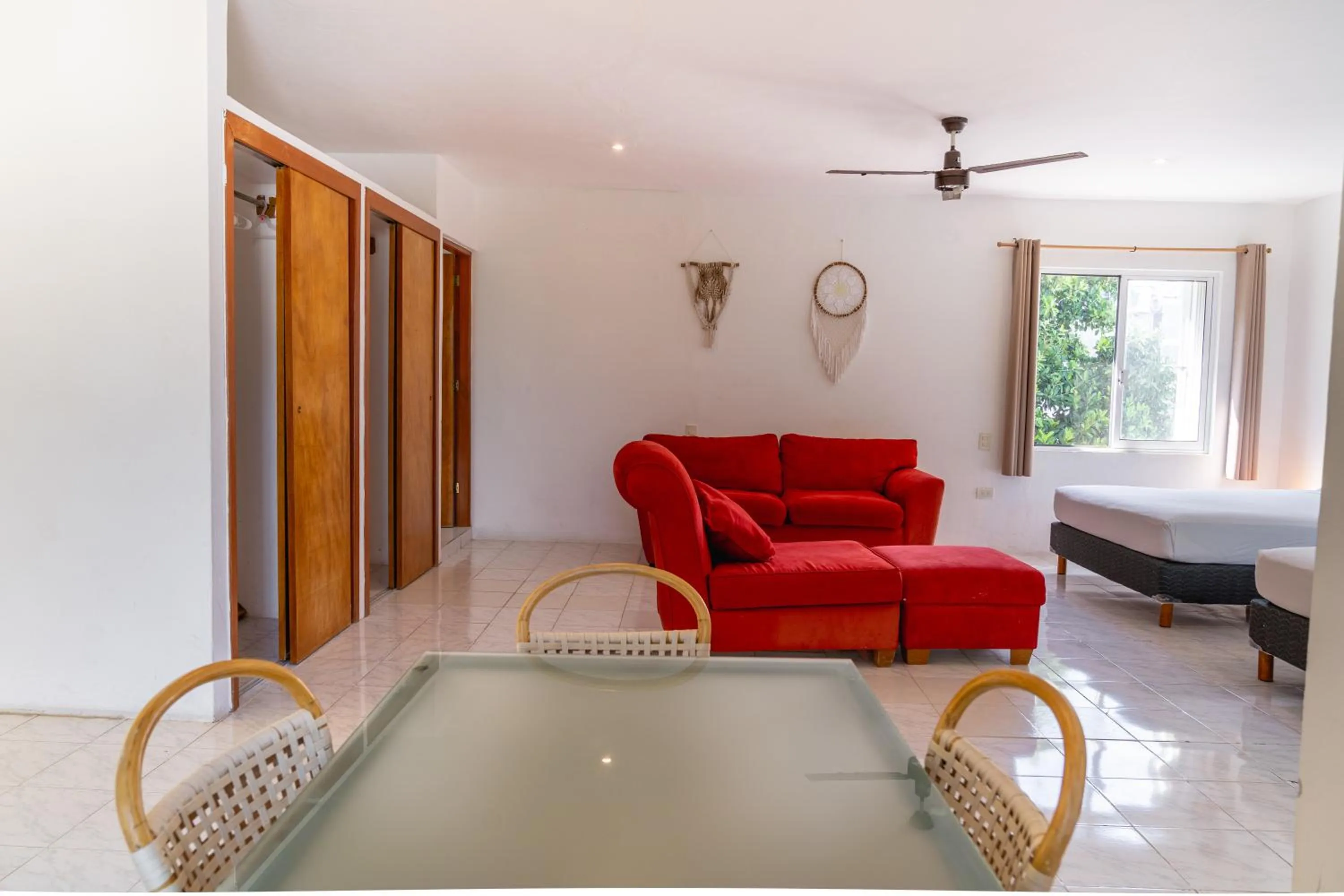 Living room in Rustik-inn Rooms