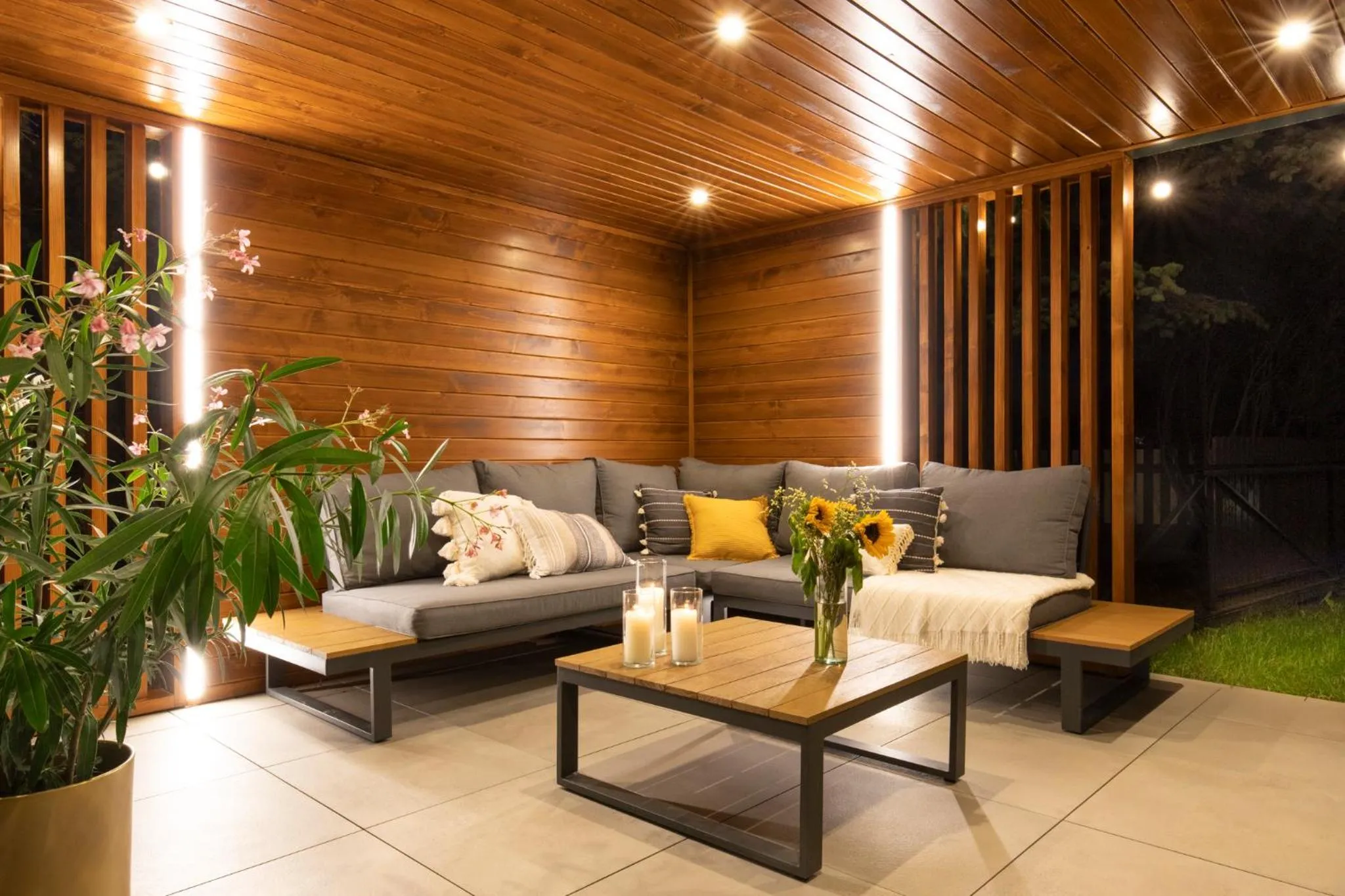 Patio in Villa Gorczański Zakątek Agroturystyka