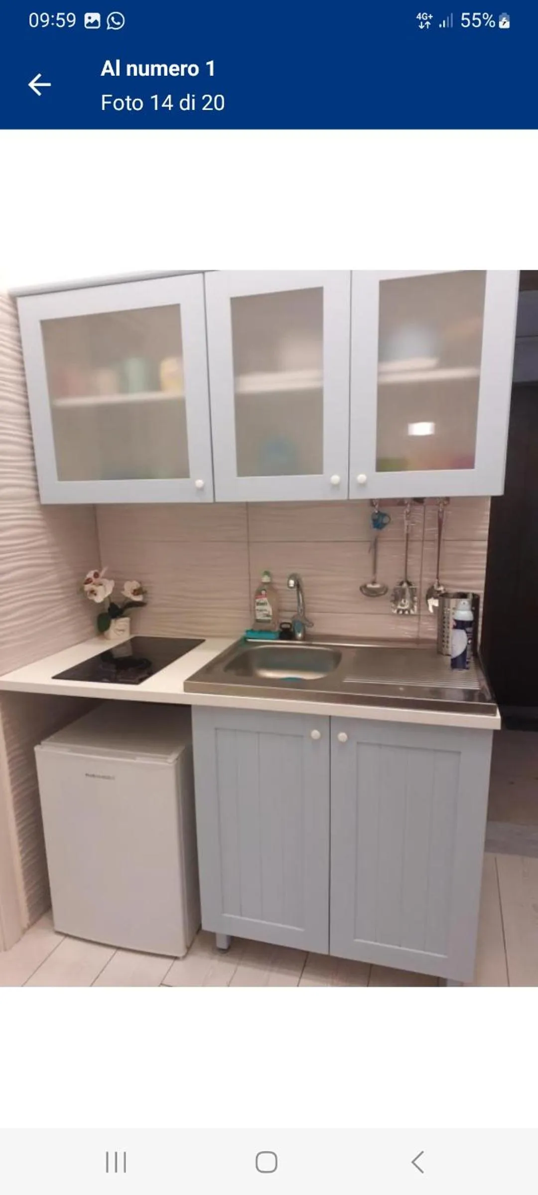 Kitchen or kitchenette in Al numero 1