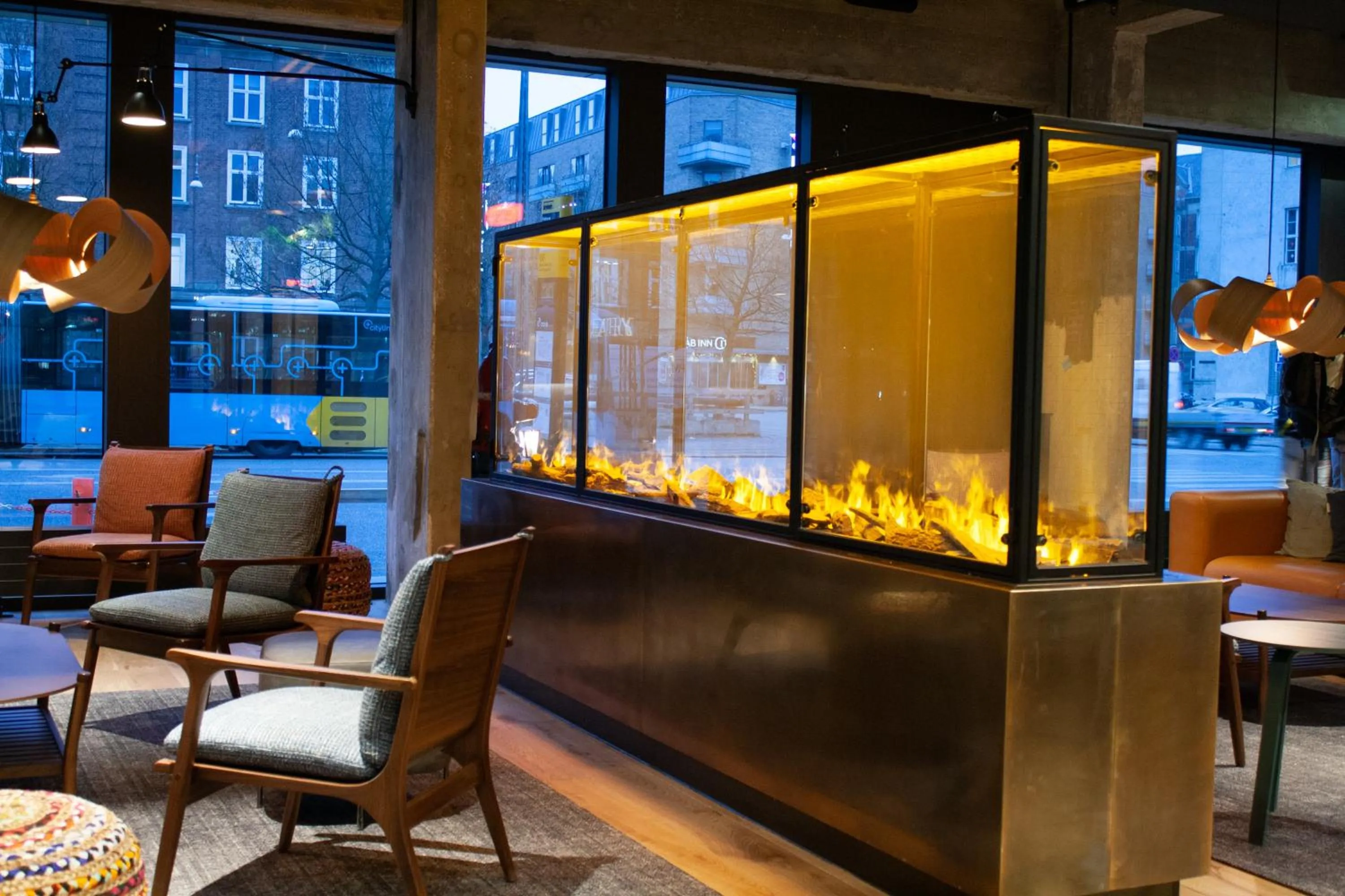 Communal lounge/ TV room in Next House Copenhagen