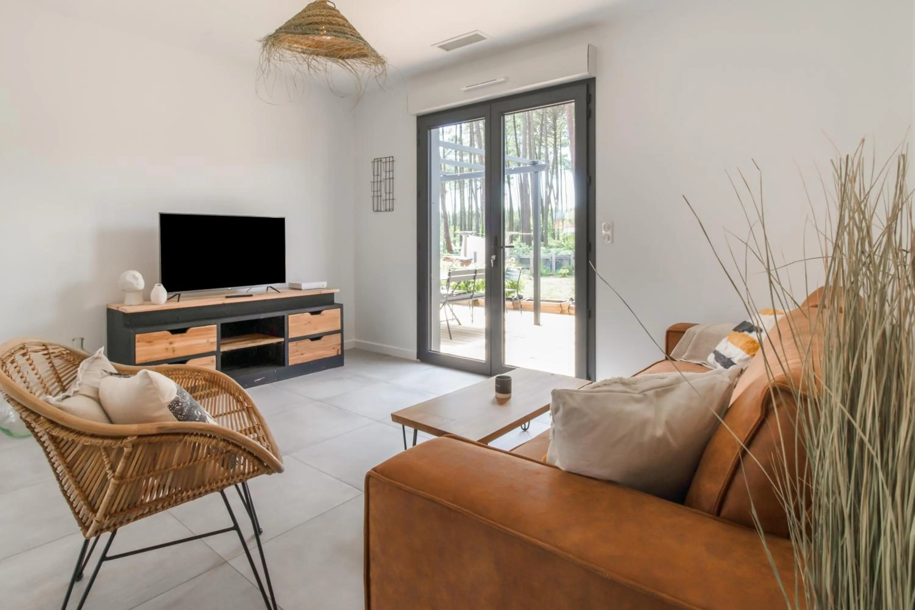 Living room in Maison Gemme a Landes