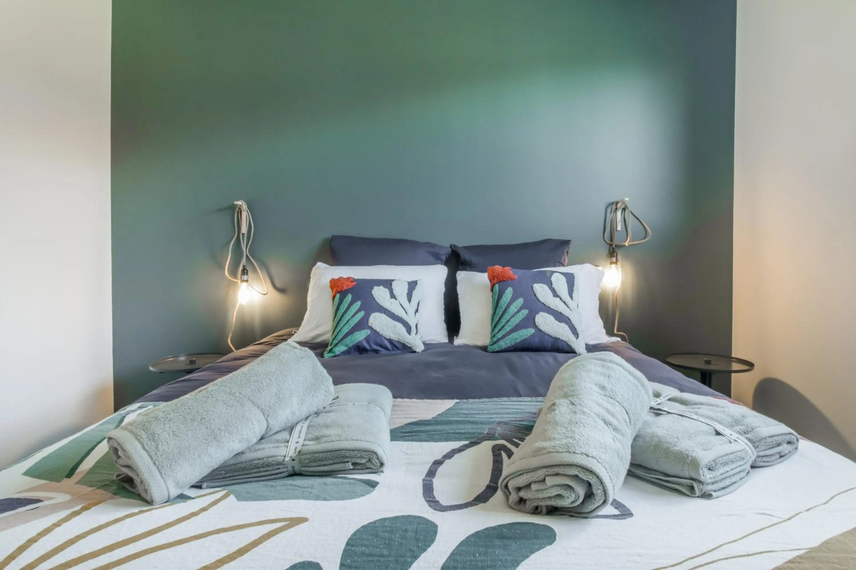 Bedroom, Bed in Maison Gemme a Landes