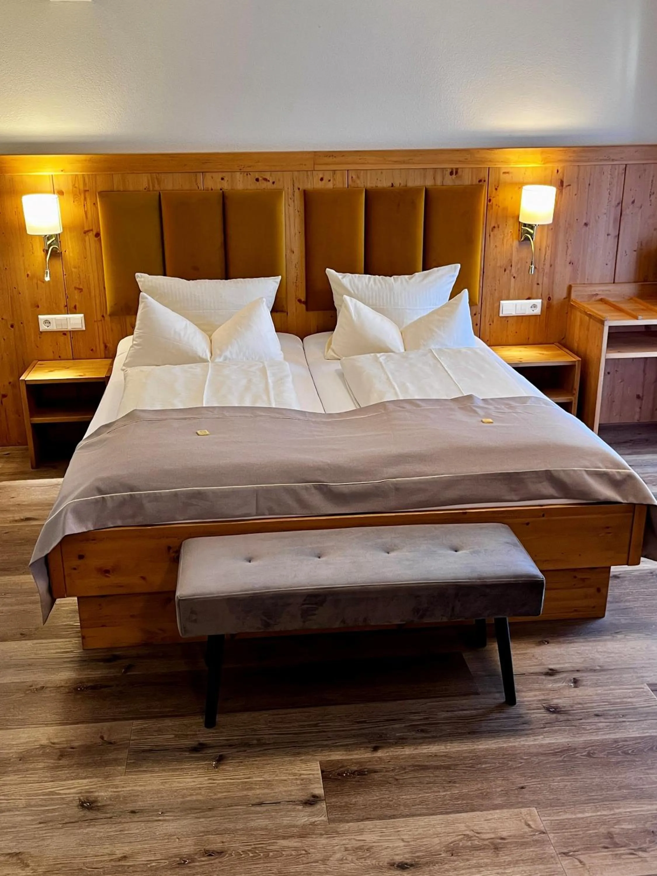 Photo of the whole room, Bed in Landhaus Lauble