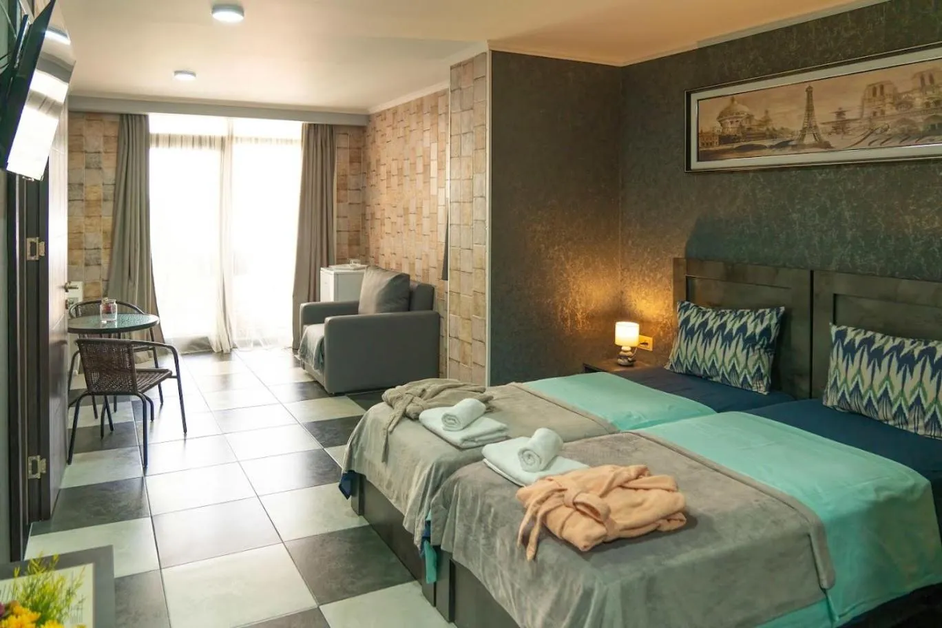 Photo of the whole room, Bed in Batumi West Hotel