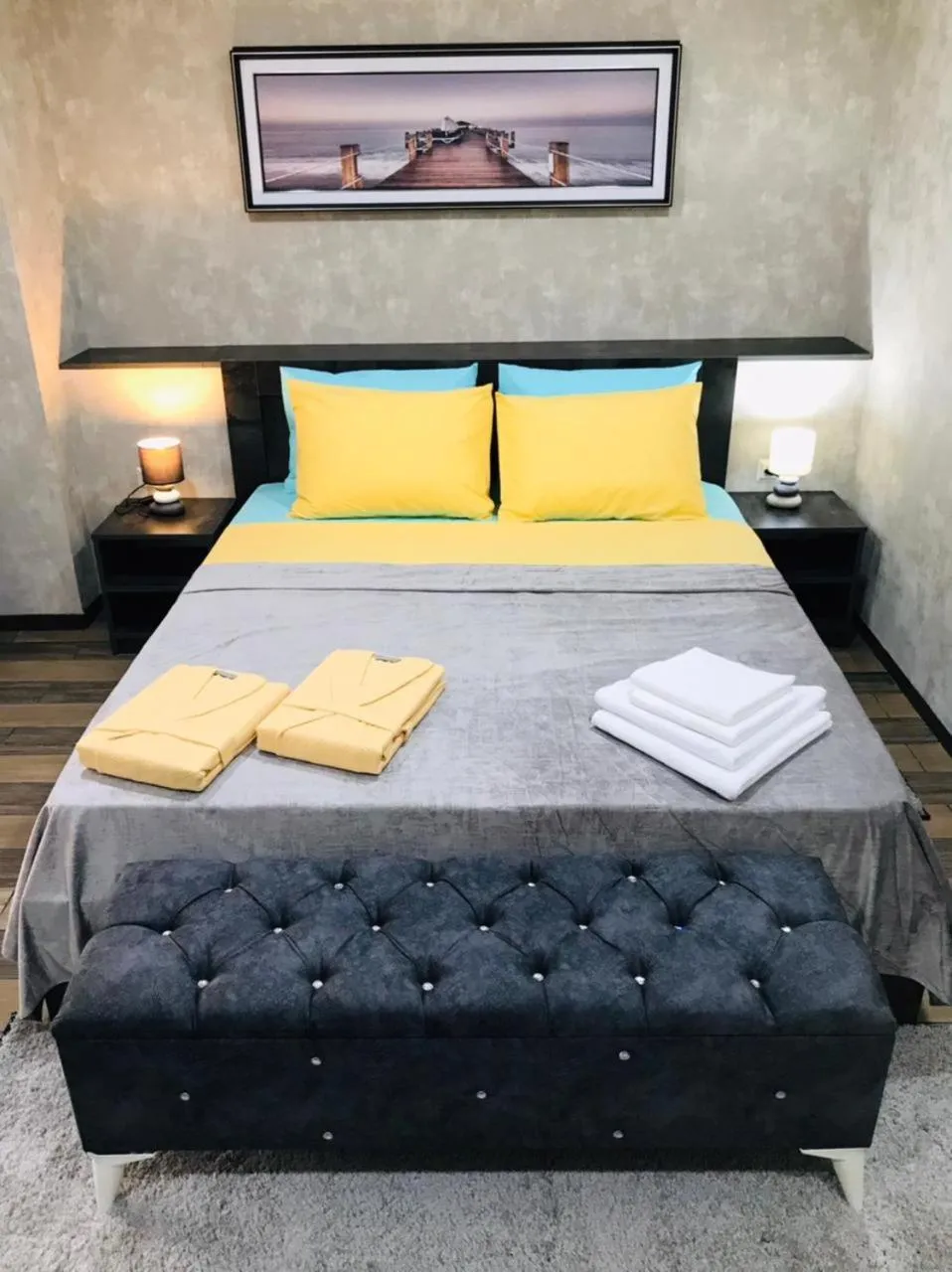 Bed in Batumi West Hotel