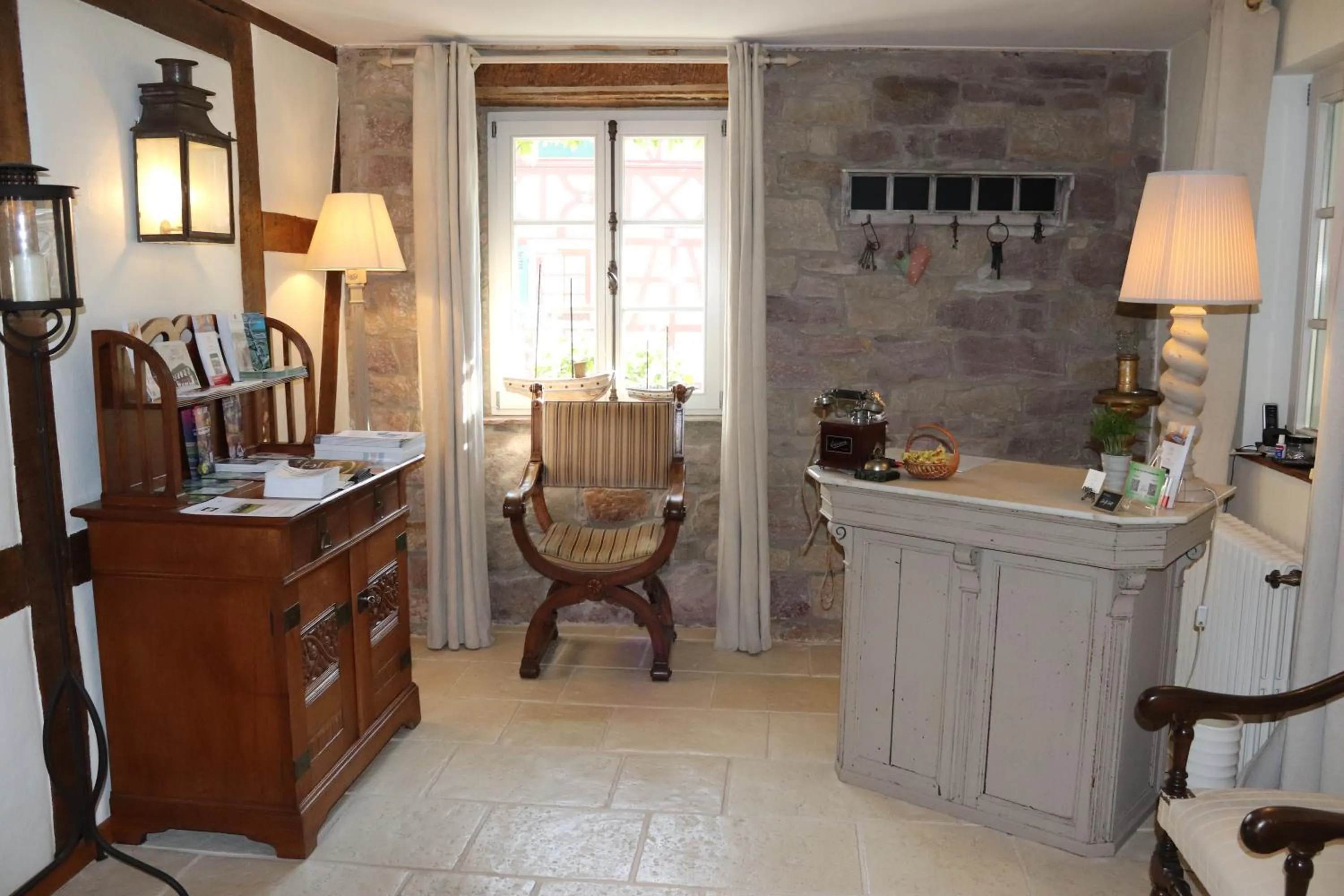 Lobby or reception in Hotel de Charme 'zum Schiff'