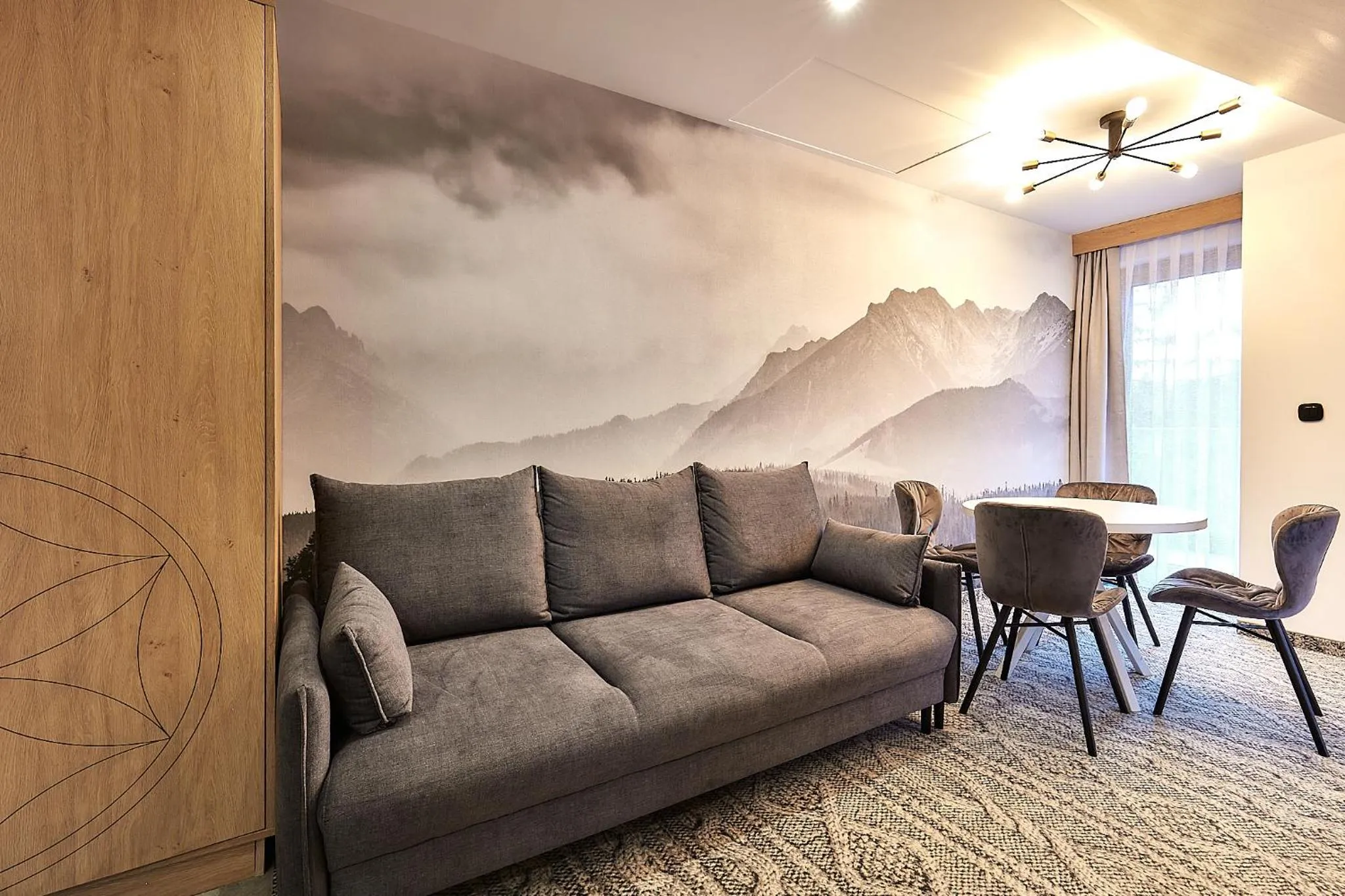 Living room in Tatra Square Apartments