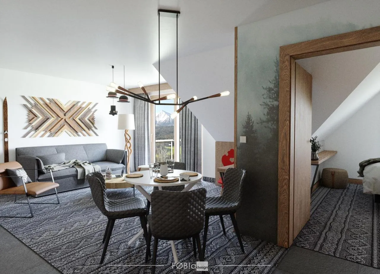 Living room in Tatra Square Apartments