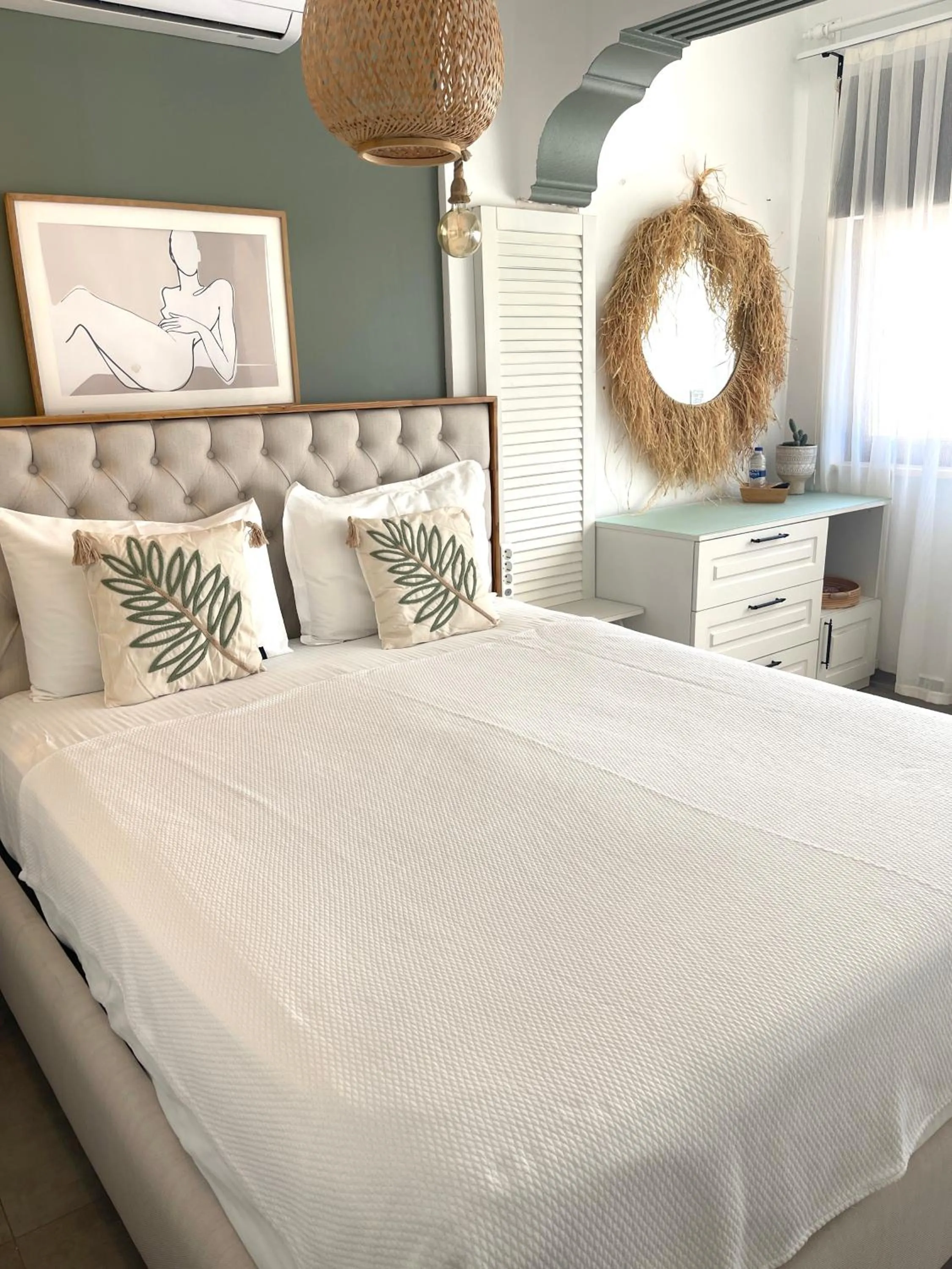 Bedroom, Bed in Liman Hotel Gümüslük - Adult Only