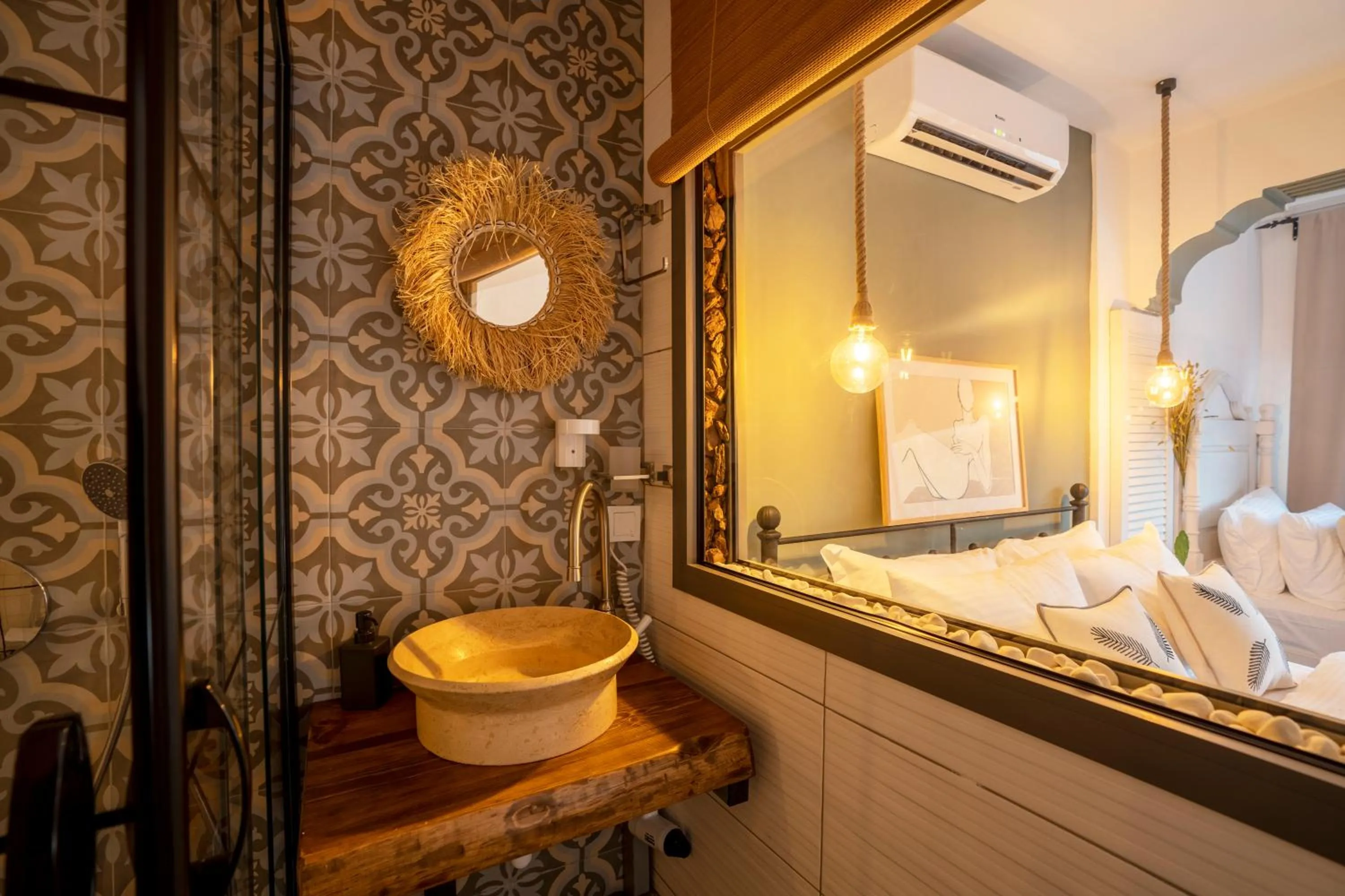 Bathroom in Liman Hotel Gümüslük - Adult Only