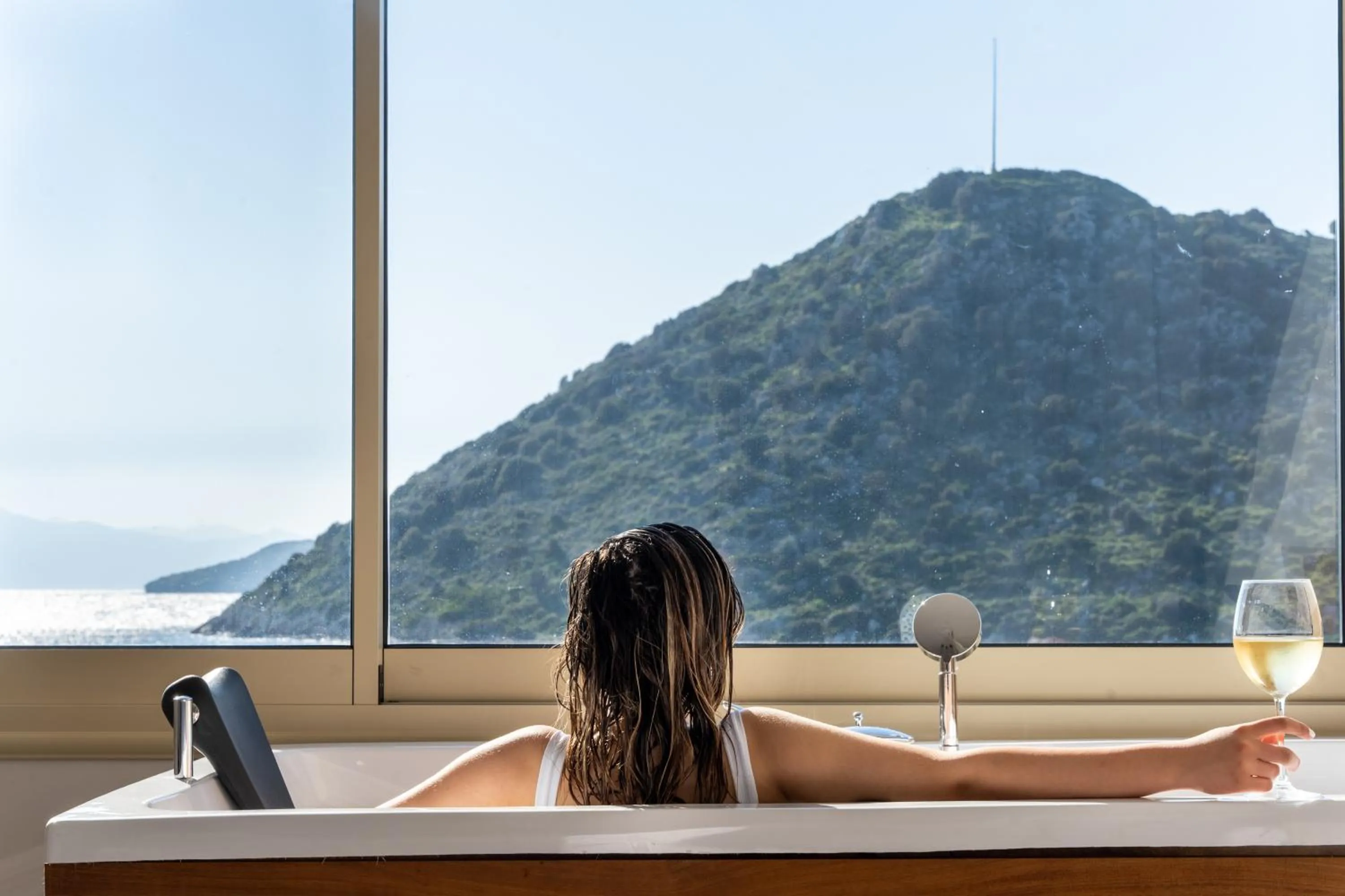 Mountain view in Liman Hotel Gümüslük - Adult Only