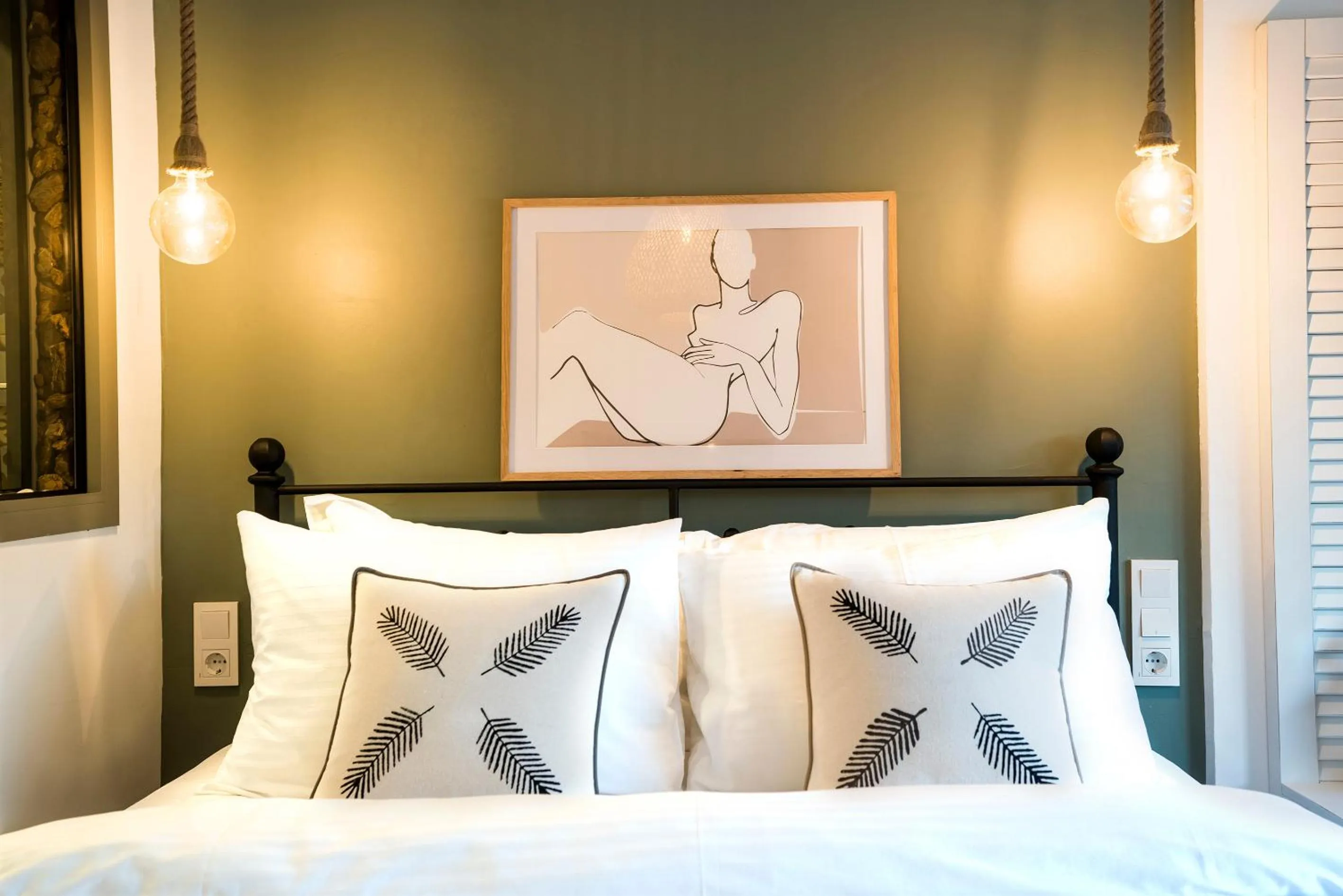 Photo of the whole room, Bed in Liman Hotel Gümüslük - Adult Only