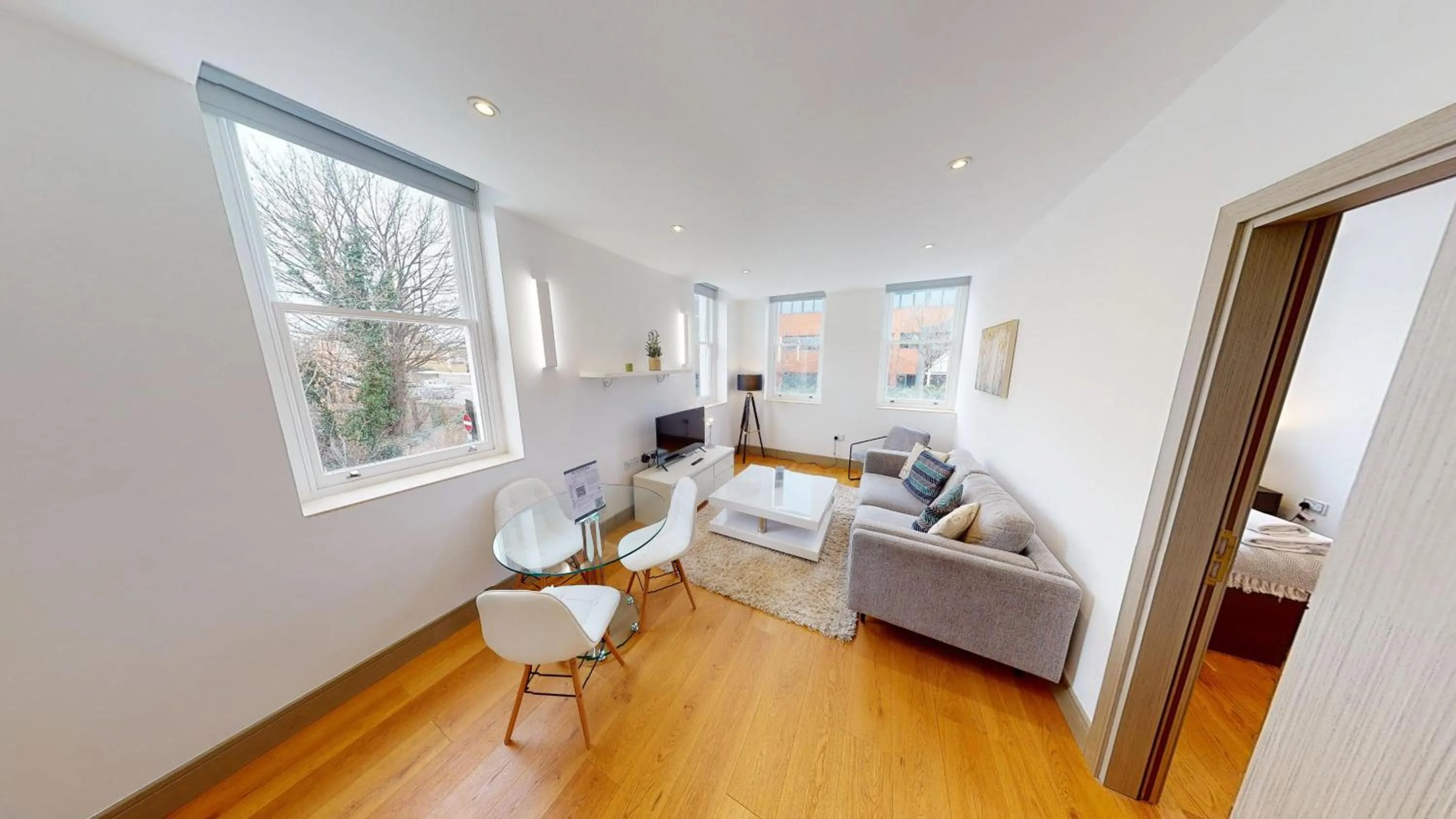 Living room in Charles Hope London Kew Bridge