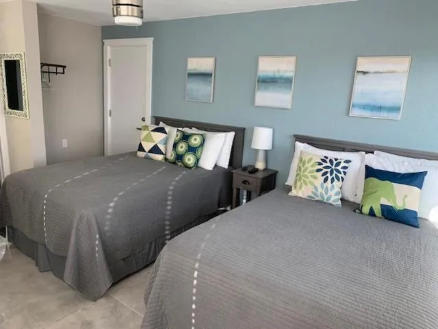 Bed in A Beach Retreat on Casey Key