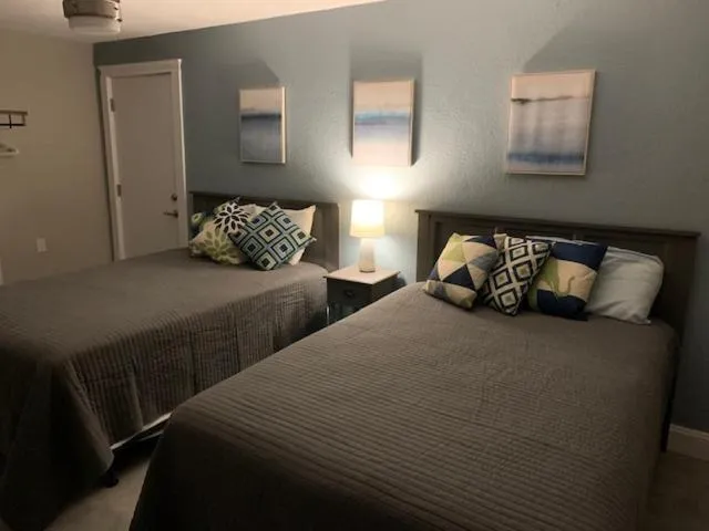 Bed in A Beach Retreat on Casey Key