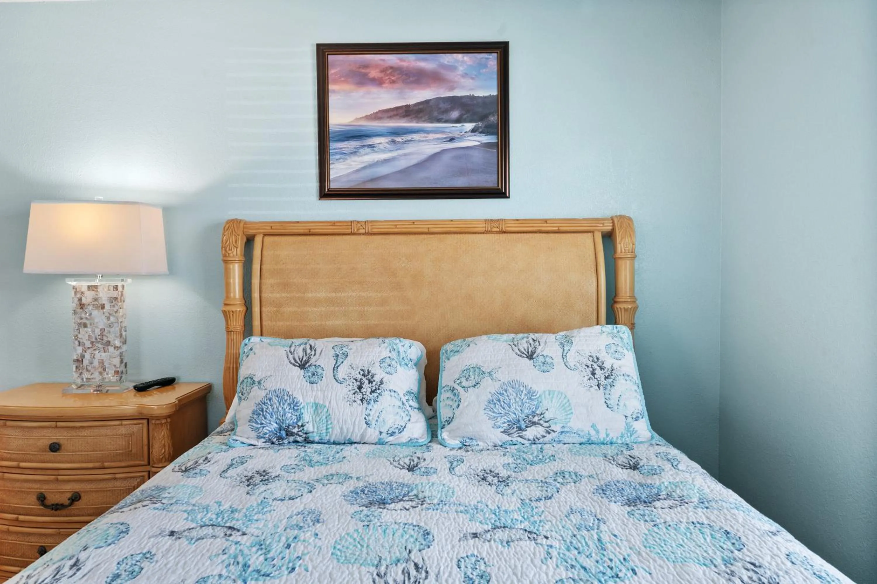 Bed in A Beach Retreat on Casey Key