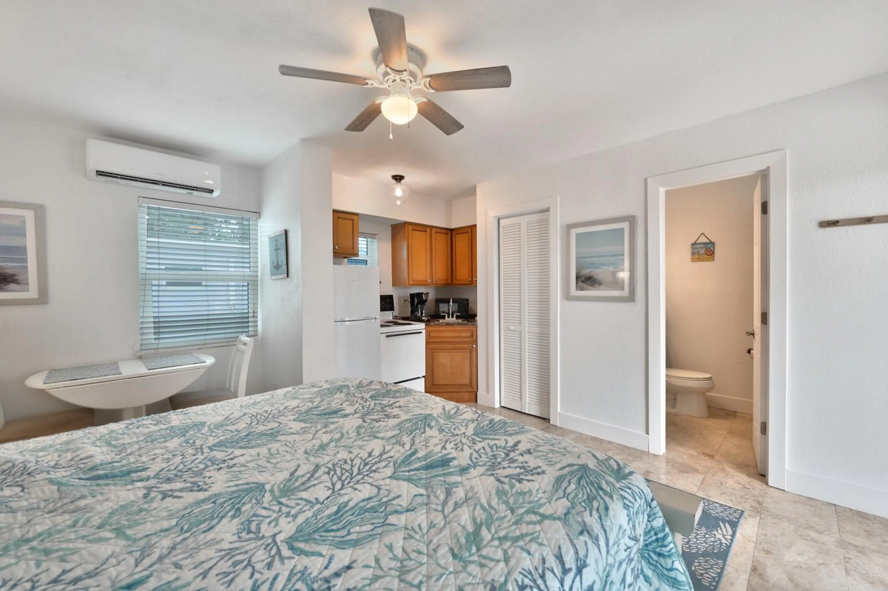 Bed in A Beach Retreat on Casey Key