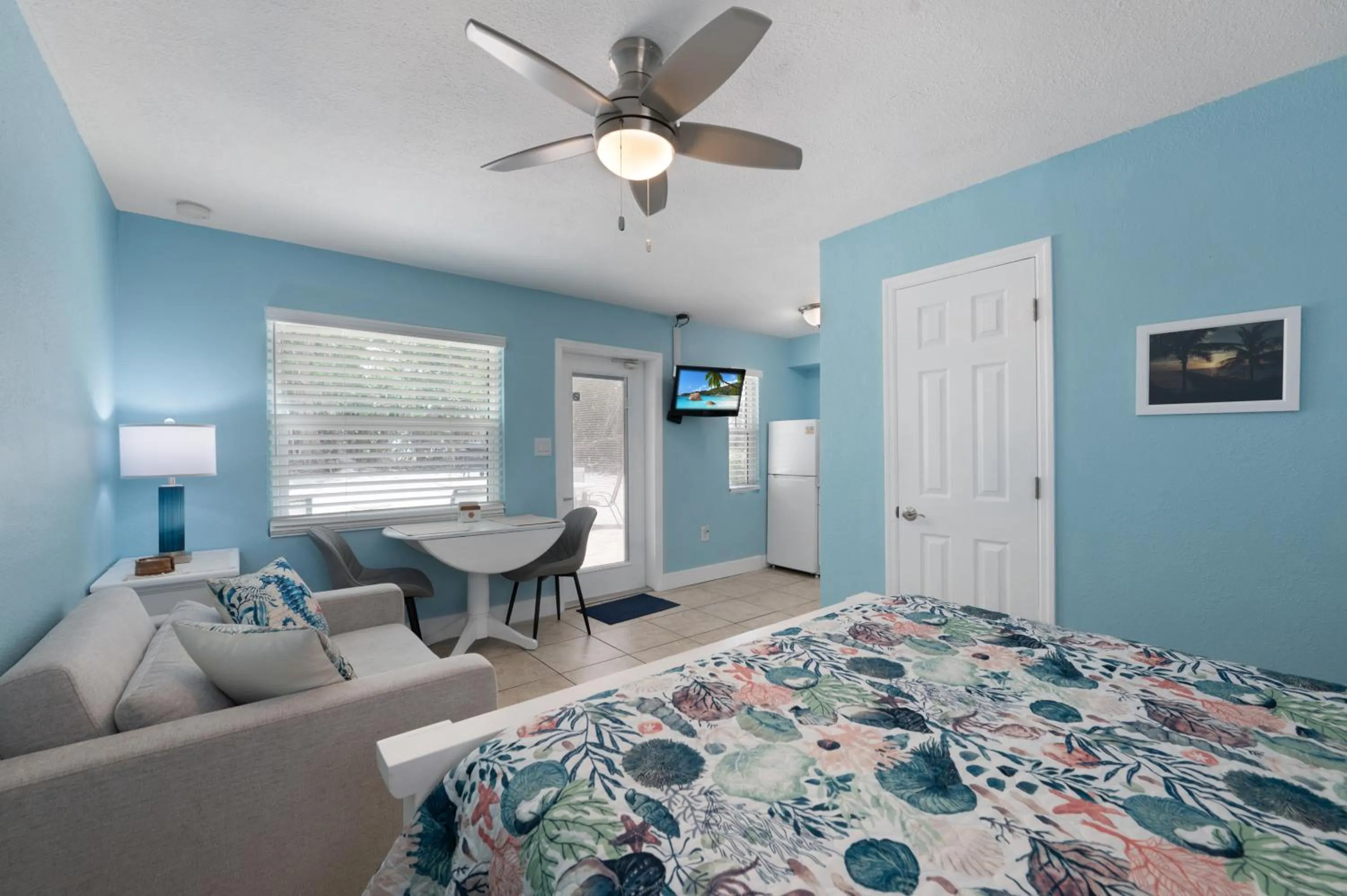 Bed in A Beach Retreat on Casey Key