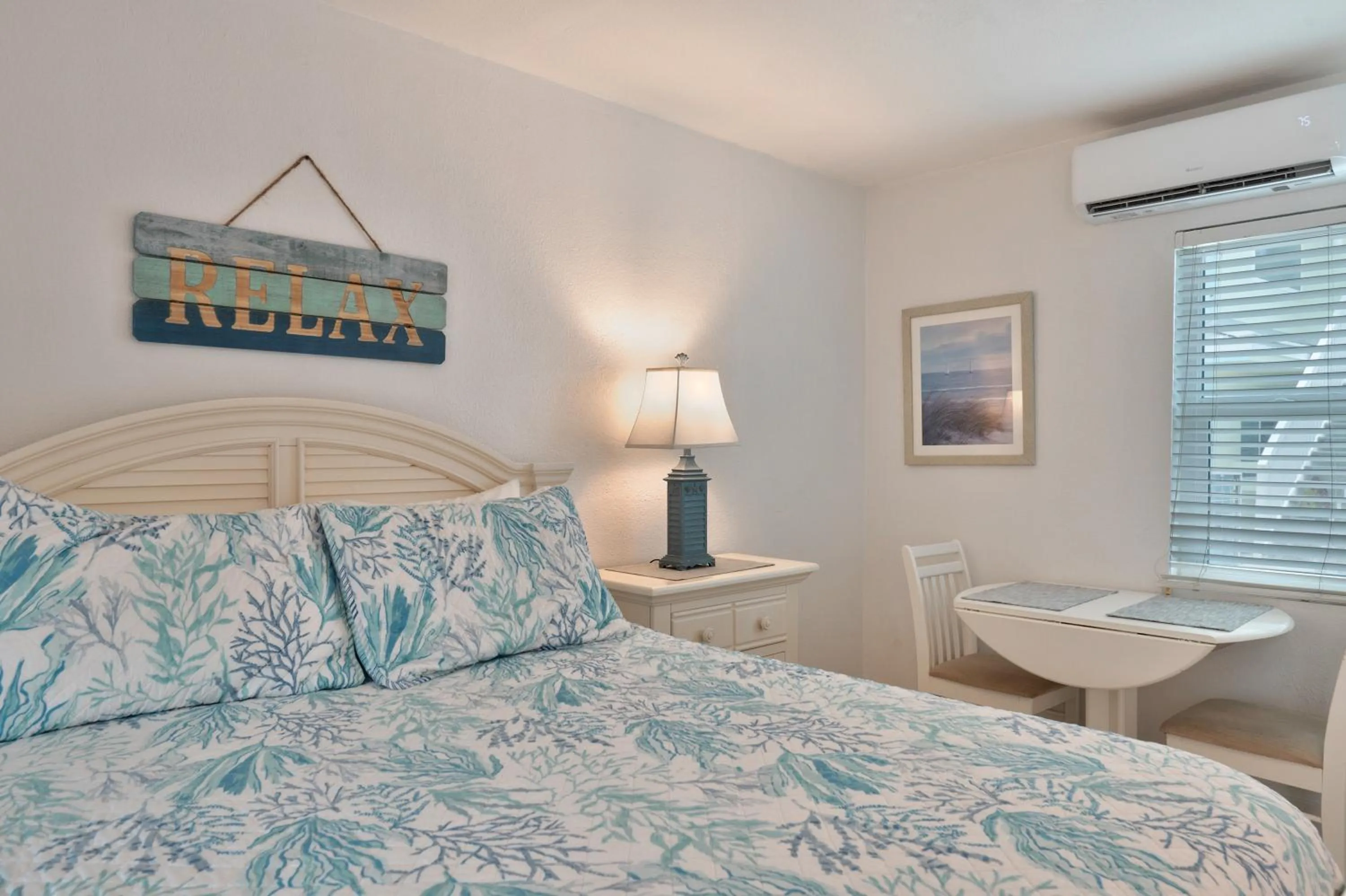 Bed in A Beach Retreat on Casey Key