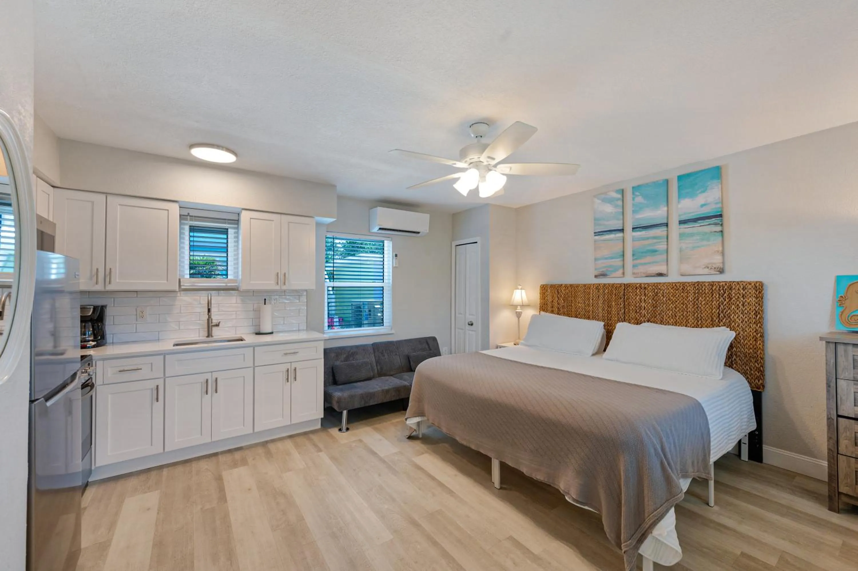 Bed in A Beach Retreat on Casey Key