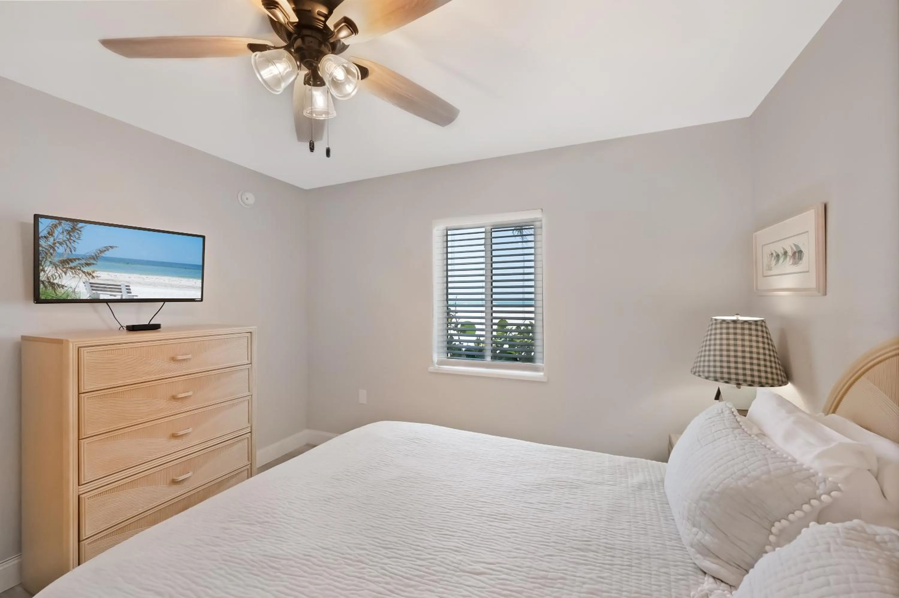 Bed in A Beach Retreat on Casey Key