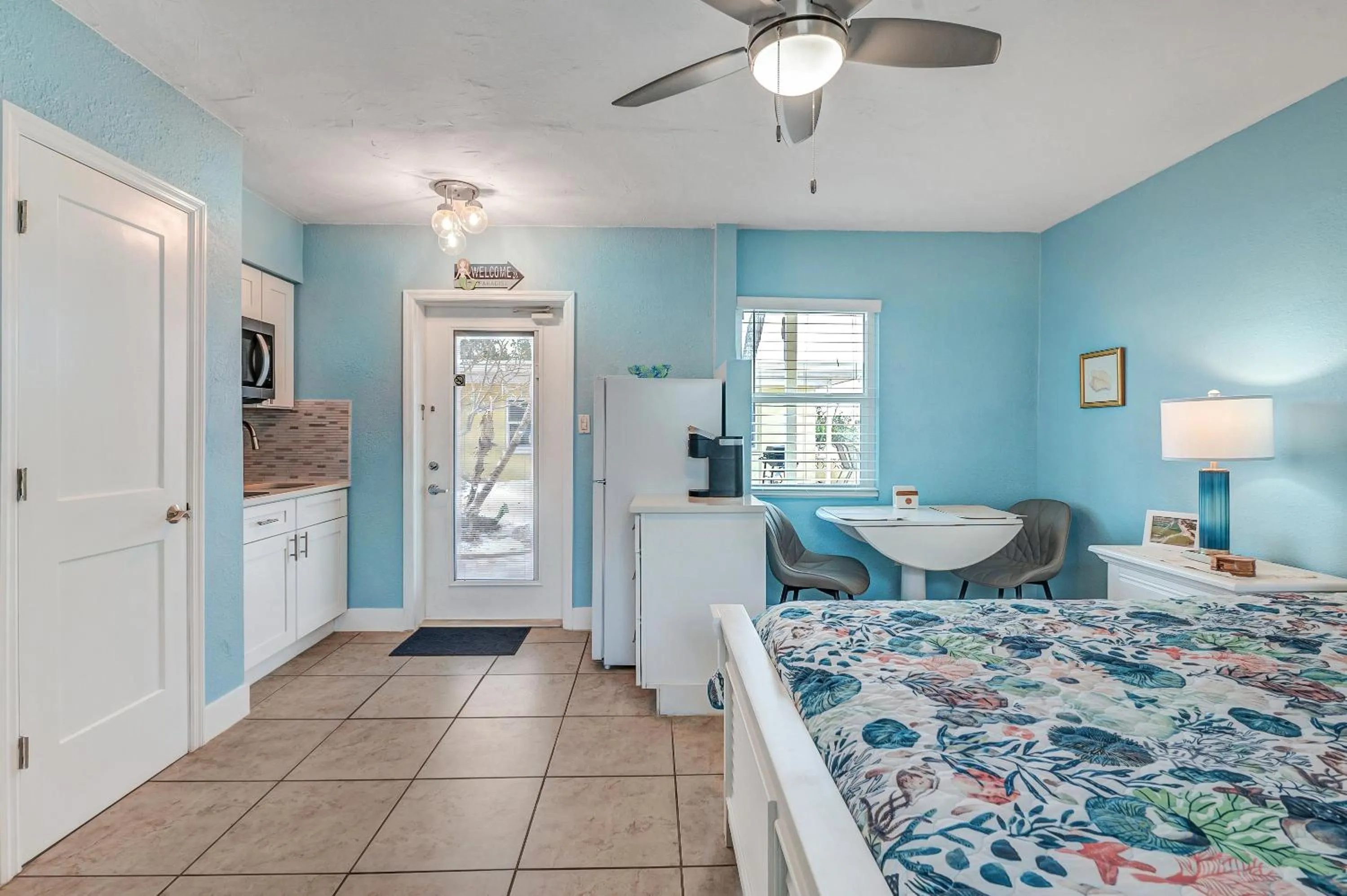 Bed in A Beach Retreat on Casey Key