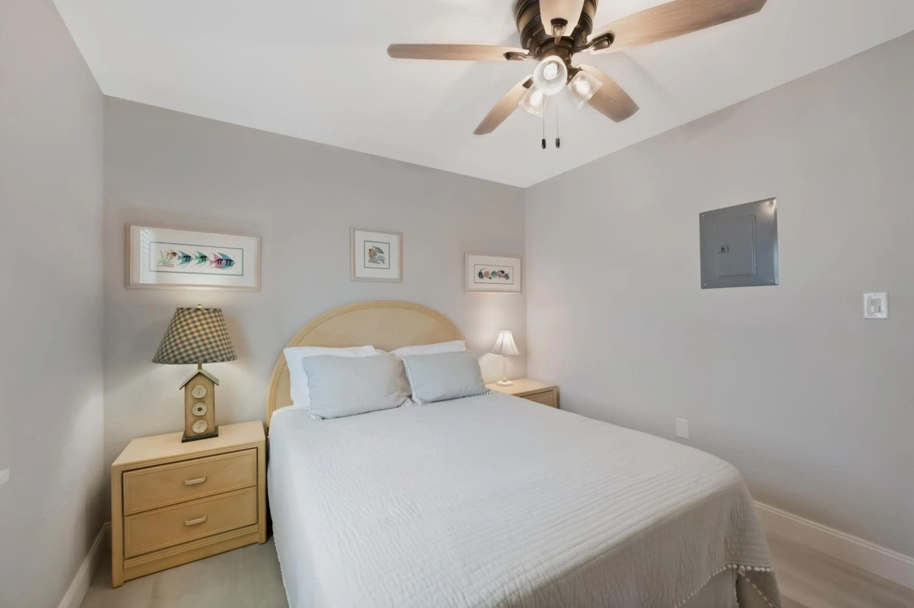 Bed in A Beach Retreat on Casey Key