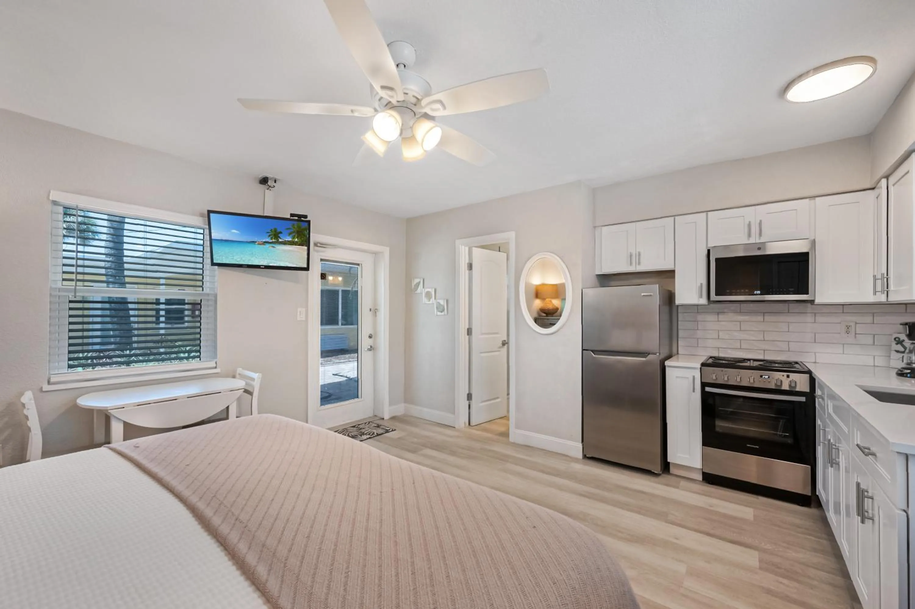 Bed in A Beach Retreat on Casey Key