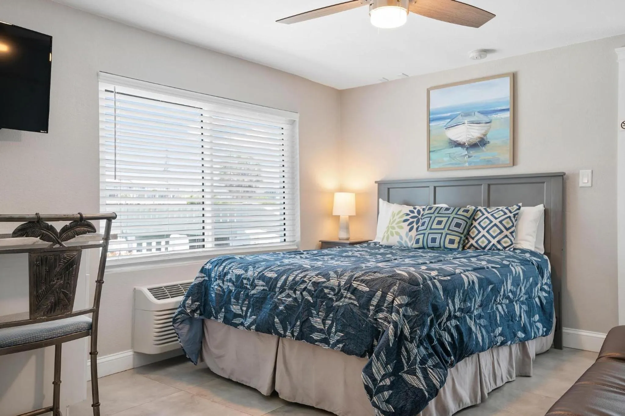 Bed in A Beach Retreat on Casey Key