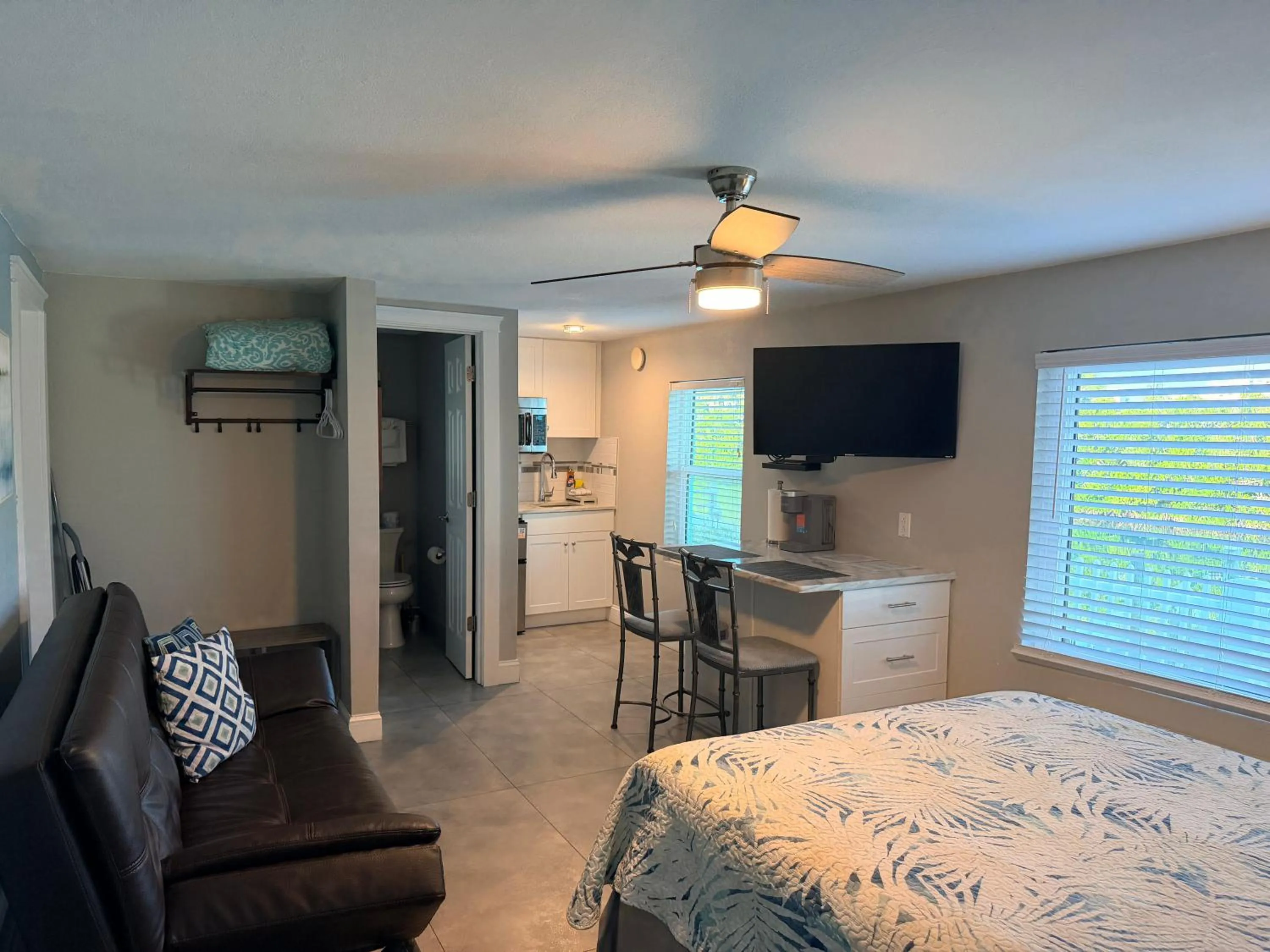 Bed in A Beach Retreat on Casey Key