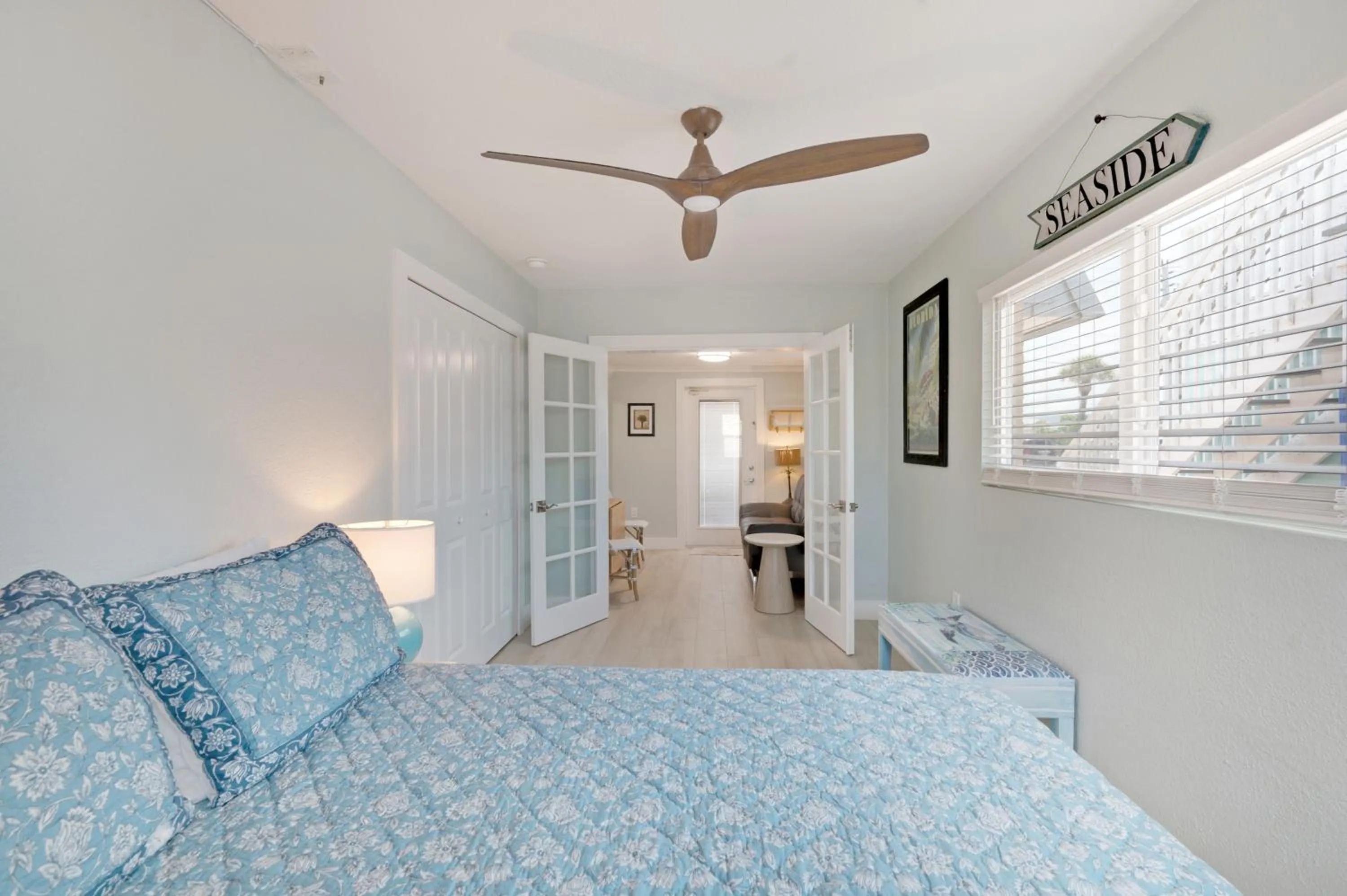 Bed in A Beach Retreat on Casey Key
